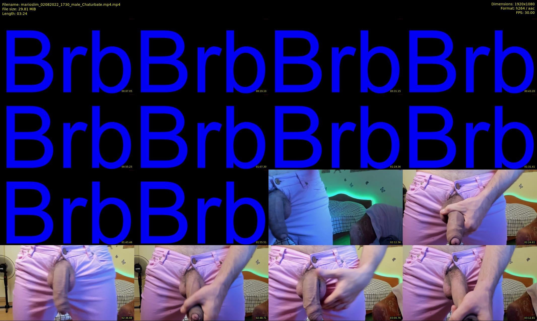 marioslim — 4 minute Chaturbate male cam show recording, 1080p, Aug 2, 2022