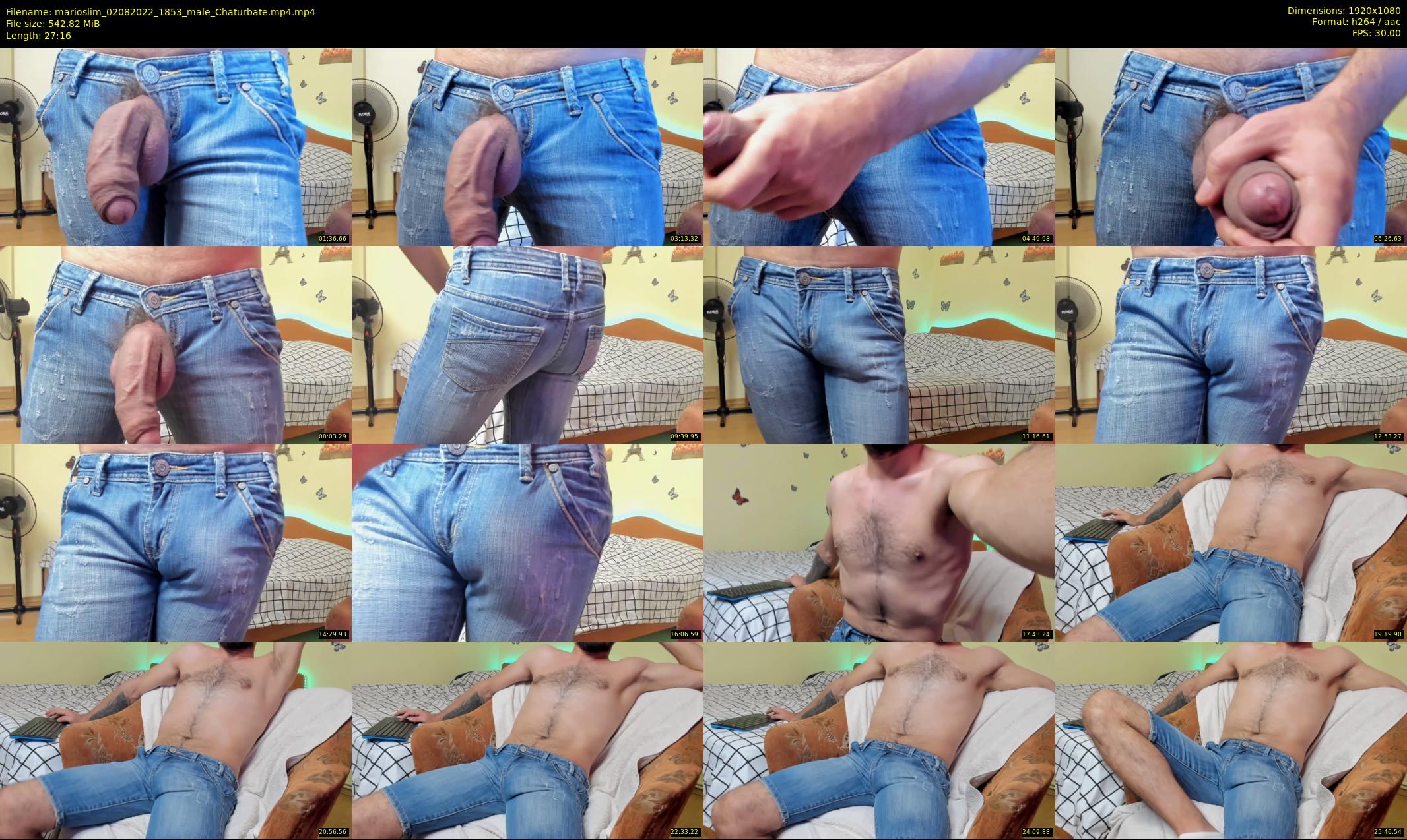 marioslim — 28 minute Chaturbate male cam show recording, 1080p, Aug 2, 2022