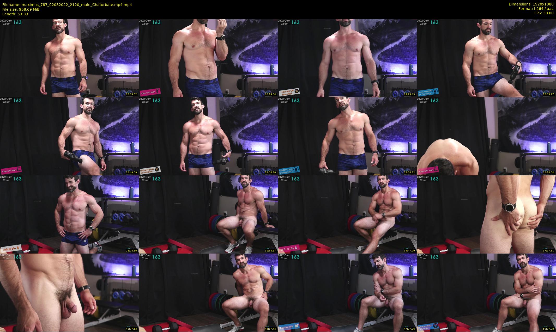maximus_787 — 54 minute Chaturbate male cam show recording, 1080p, Aug 2, 2022