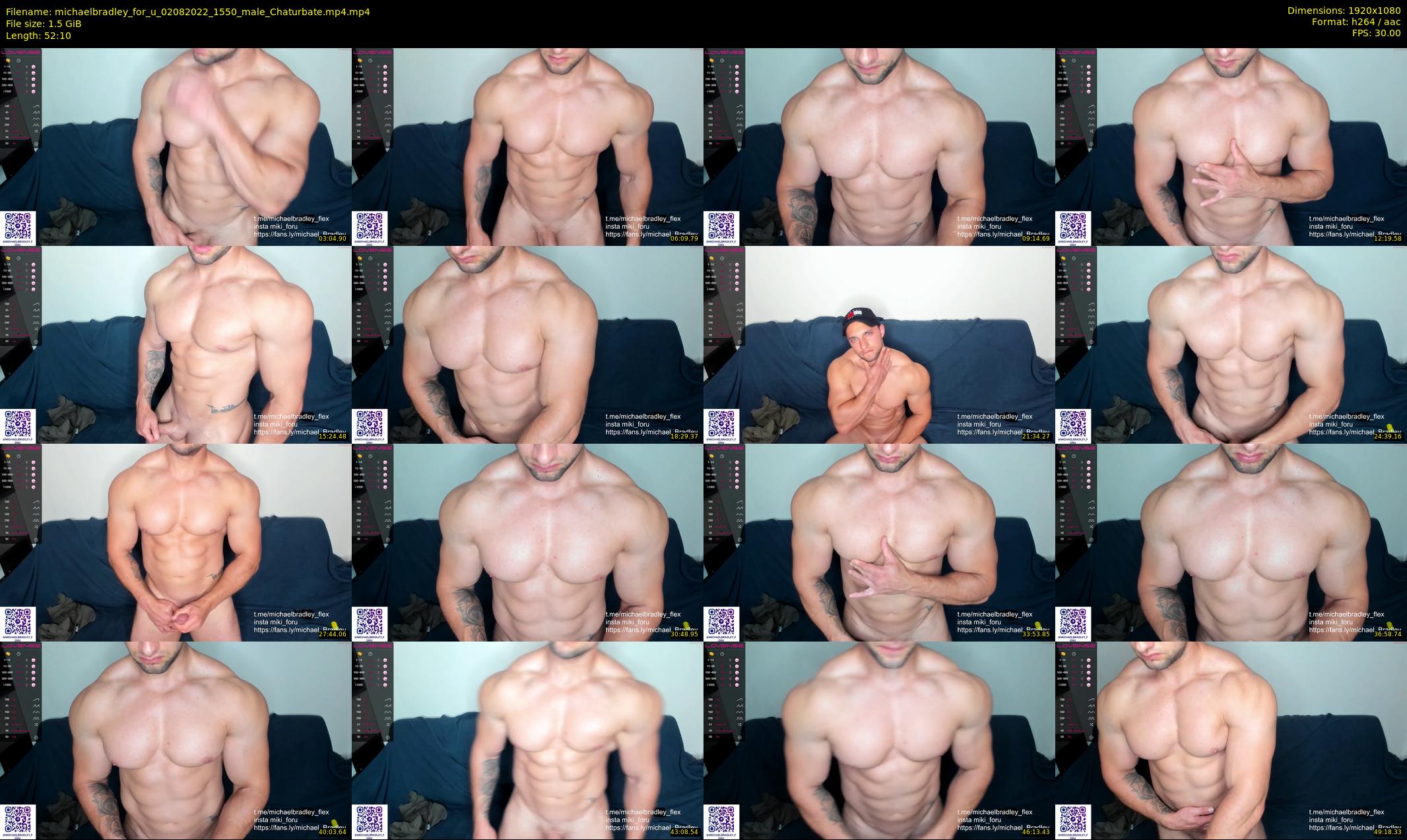 michaelbradley_for_u — 53 minute Chaturbate male cam show recording, 1080p, Aug 2, 2022