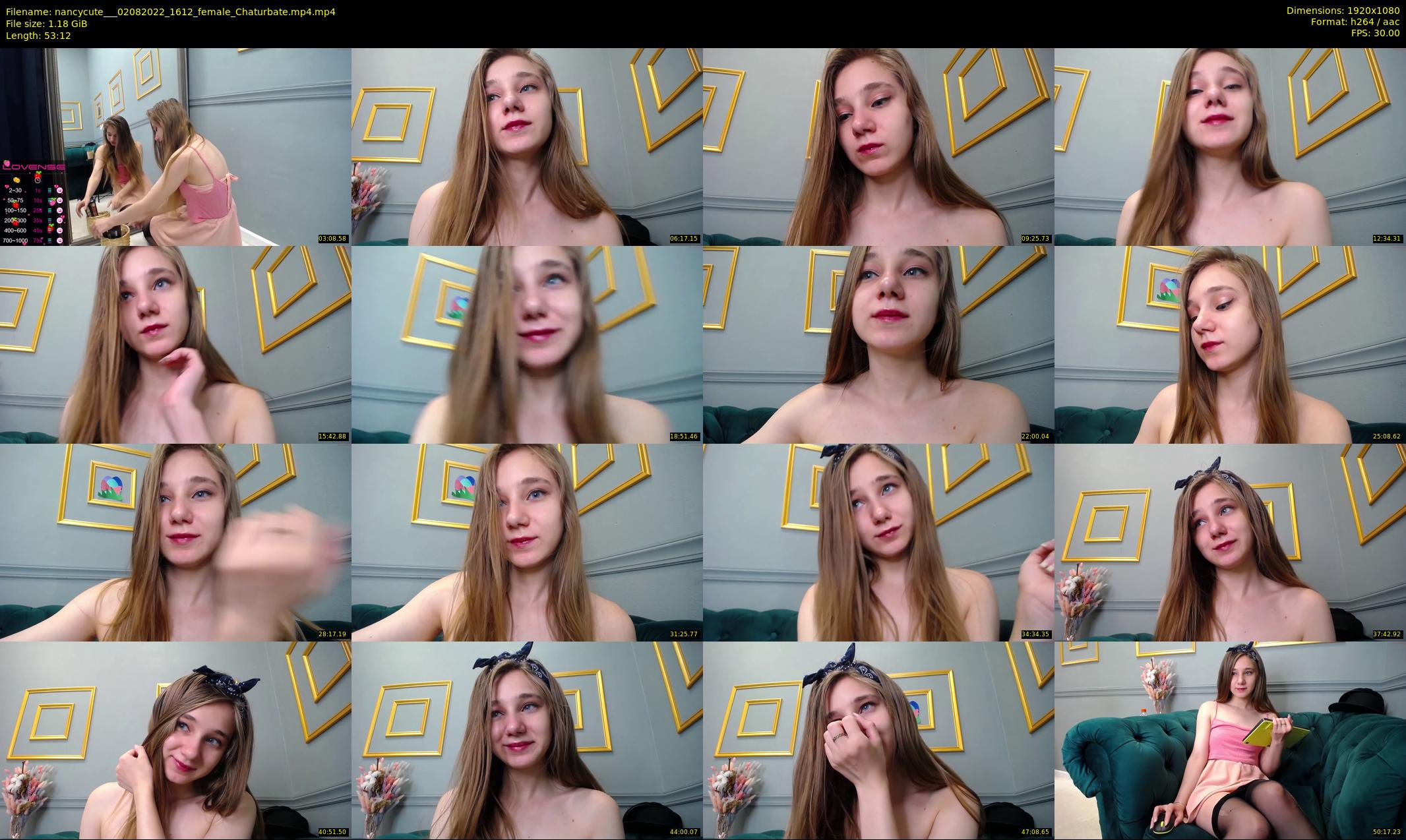 nancycute__ — 54 minute Chaturbate female cam show recording, 1080p, Aug 2, 2022
