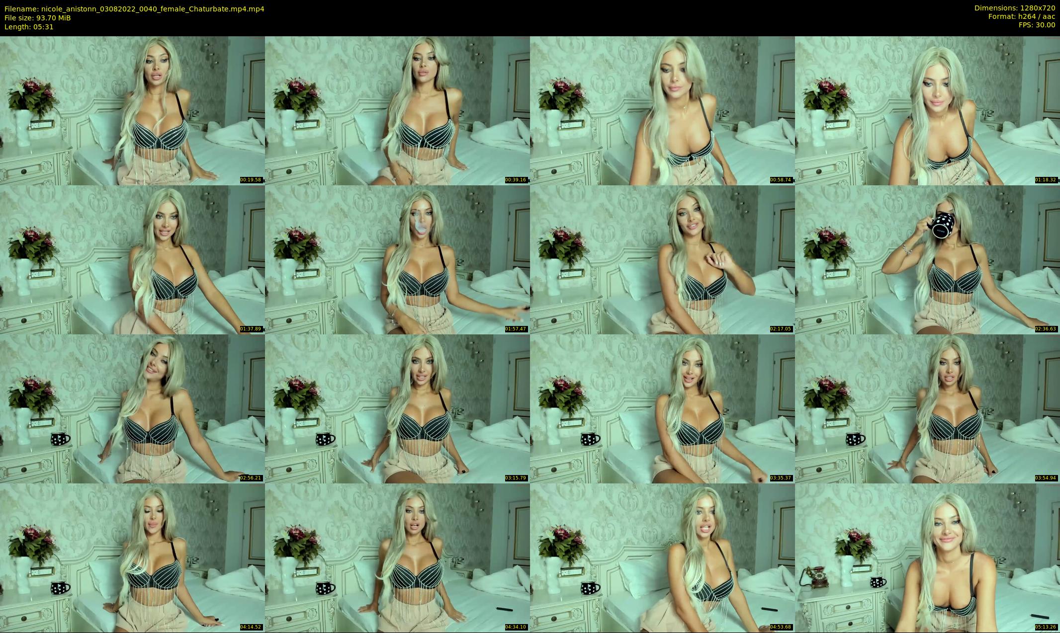 nicole_anistonn — 6 minute Chaturbate female cam show recording, 720p, Aug 3, 2022