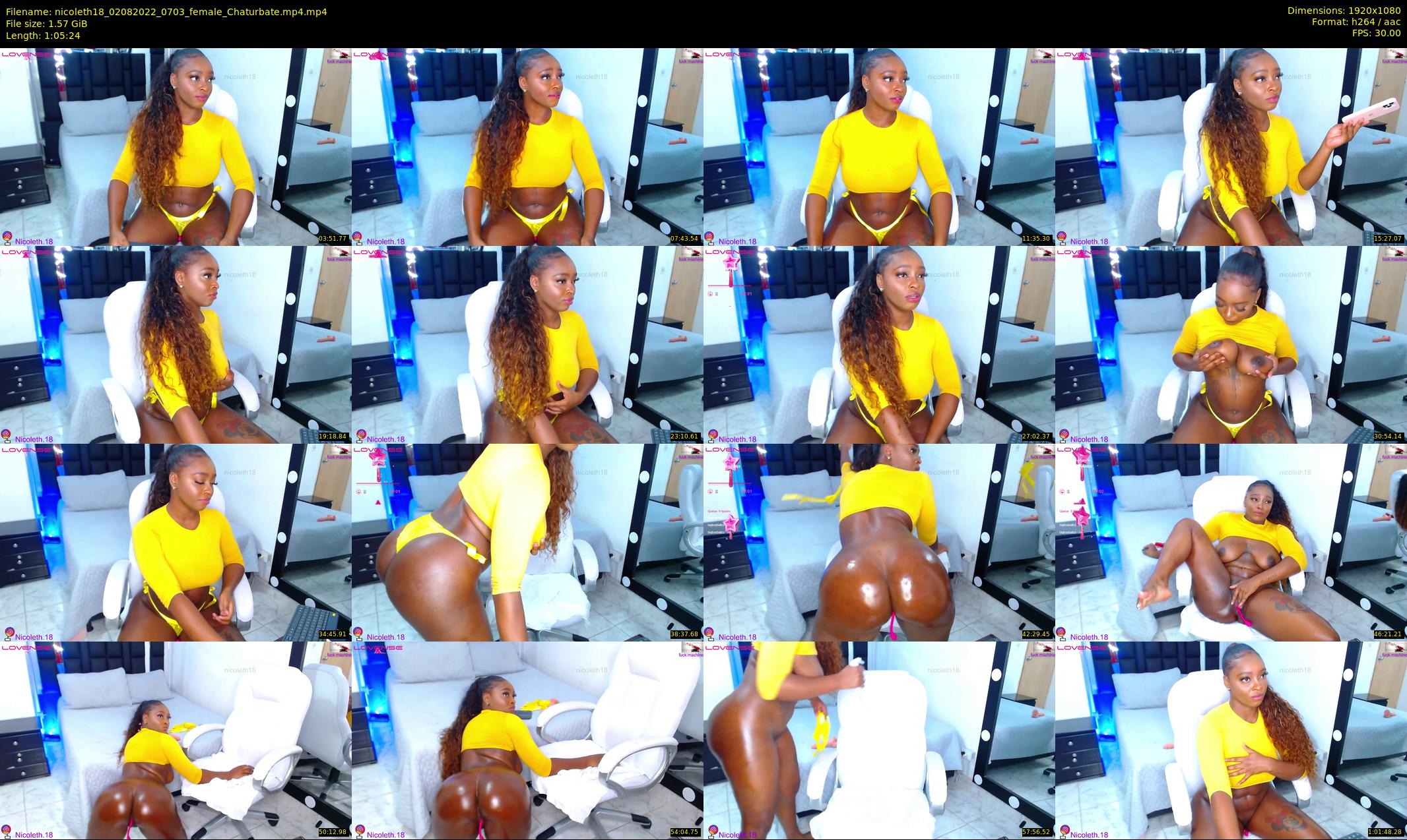 nicoleth18 — 66 minute Chaturbate female cam show recording, 1080p, Aug 2, 2022
