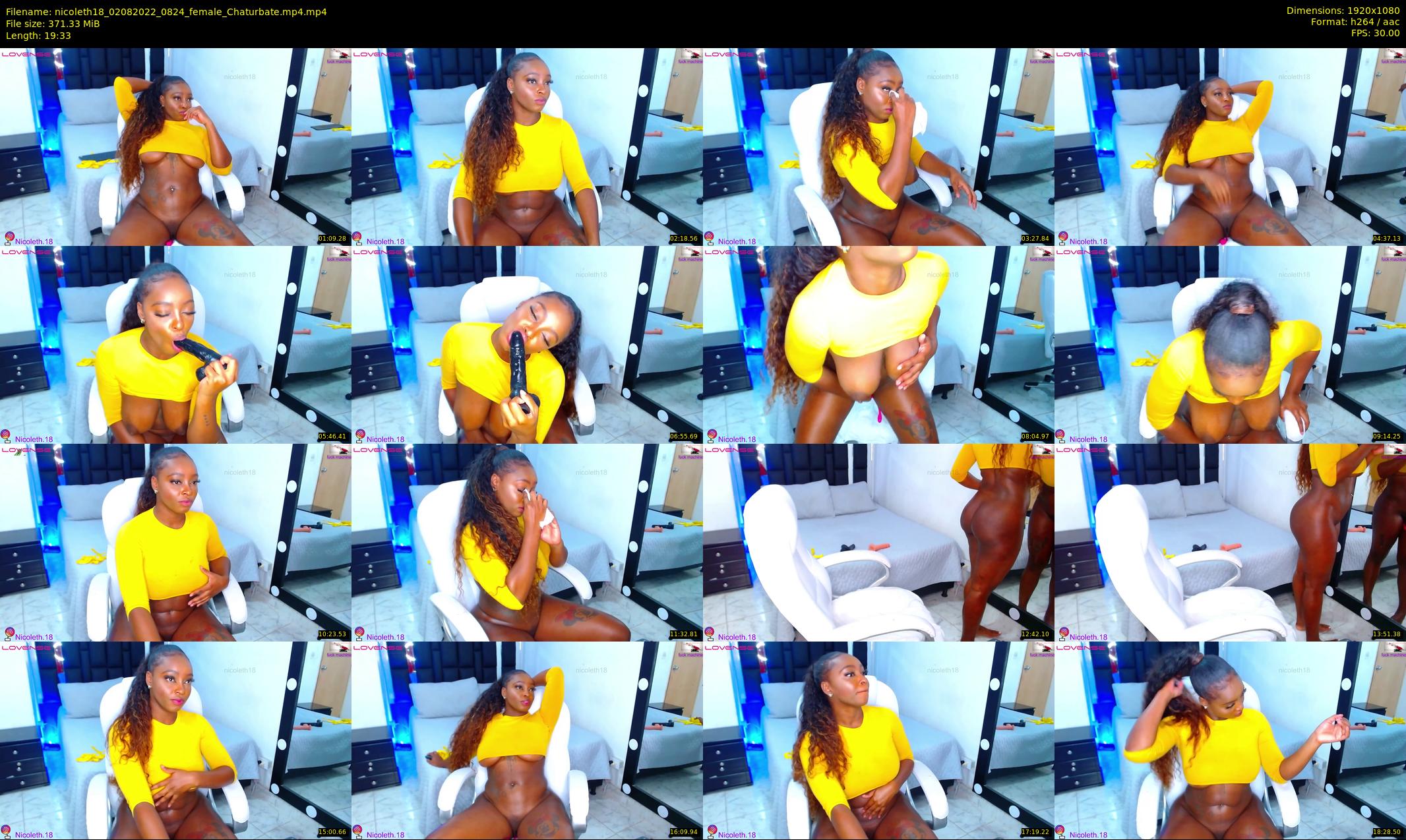 nicoleth18 — 20 minute Chaturbate female cam show recording, 1080p, Aug 2, 2022