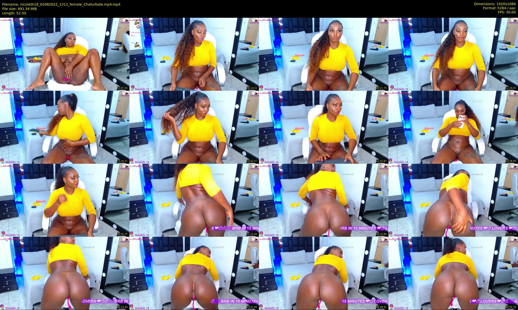 nicoleth18 — 53 minute Chaturbate female cam show recording, 1080p, Aug 2, 2022