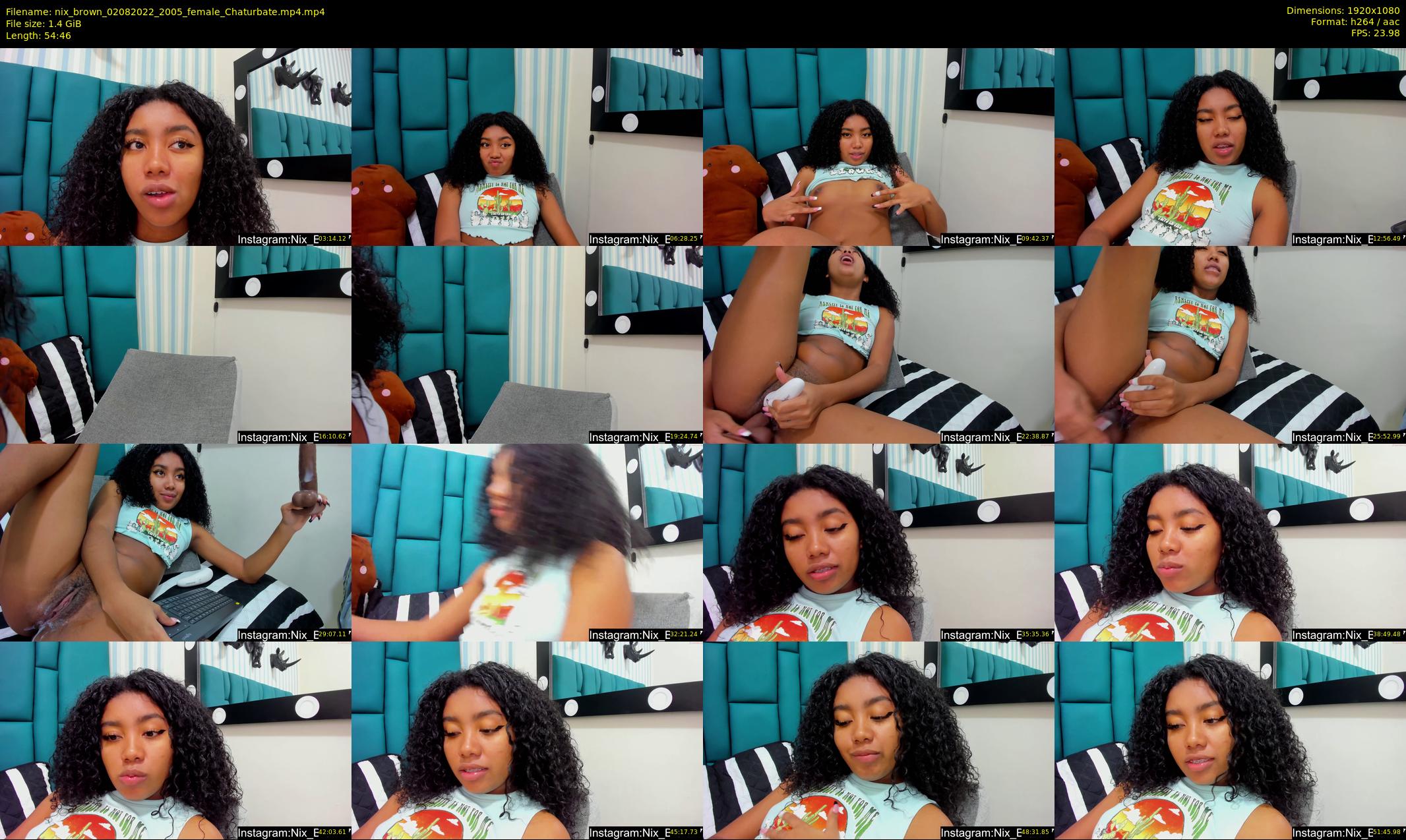 nix_brown — 55 minute Chaturbate female cam show recording, 1080p, Aug 2, 2022