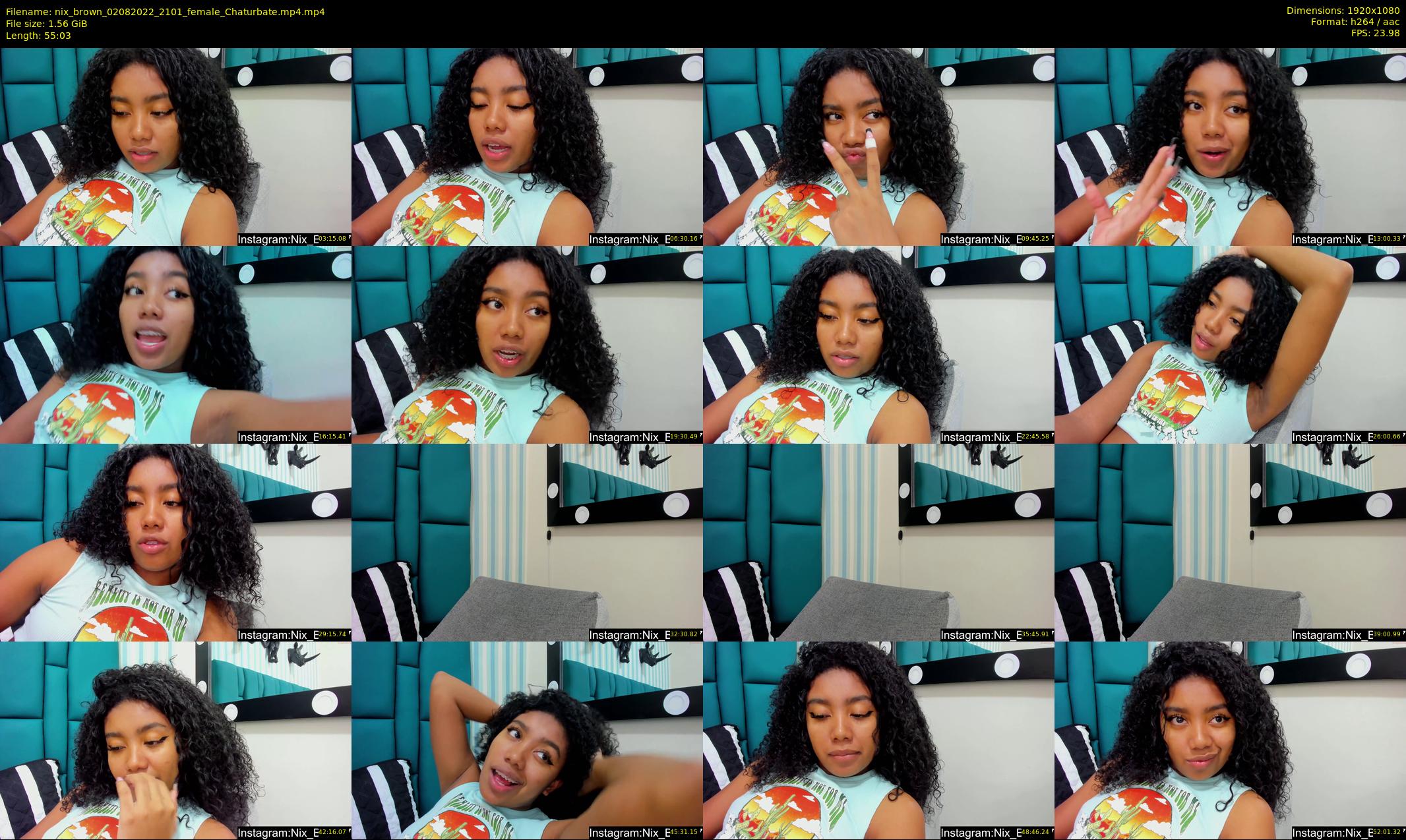 nix_brown — 56 minute Chaturbate female cam show recording, 1080p, Aug 2, 2022