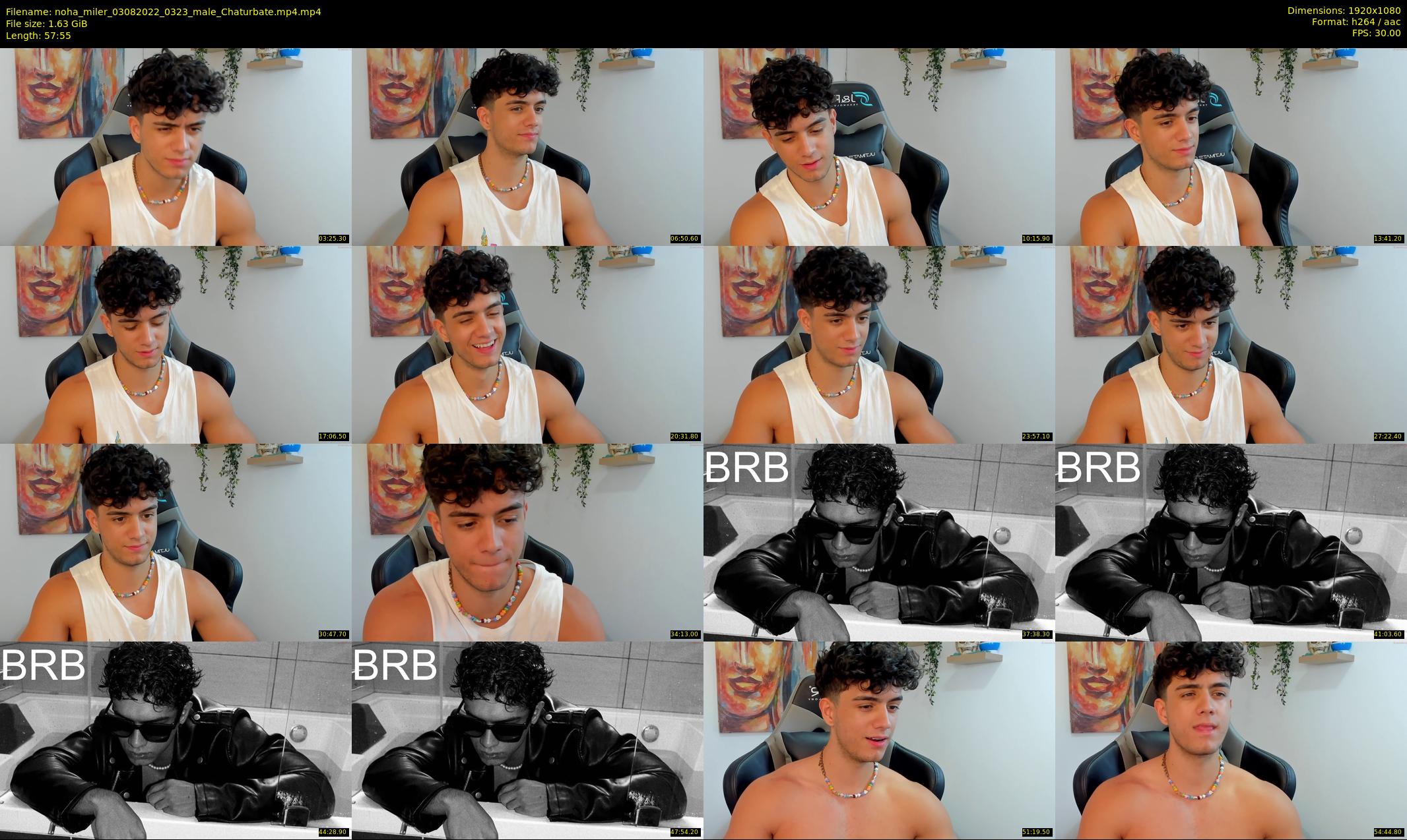 noha_miler — 58 minute Chaturbate male cam show recording, 1080p, Aug 3, 2022