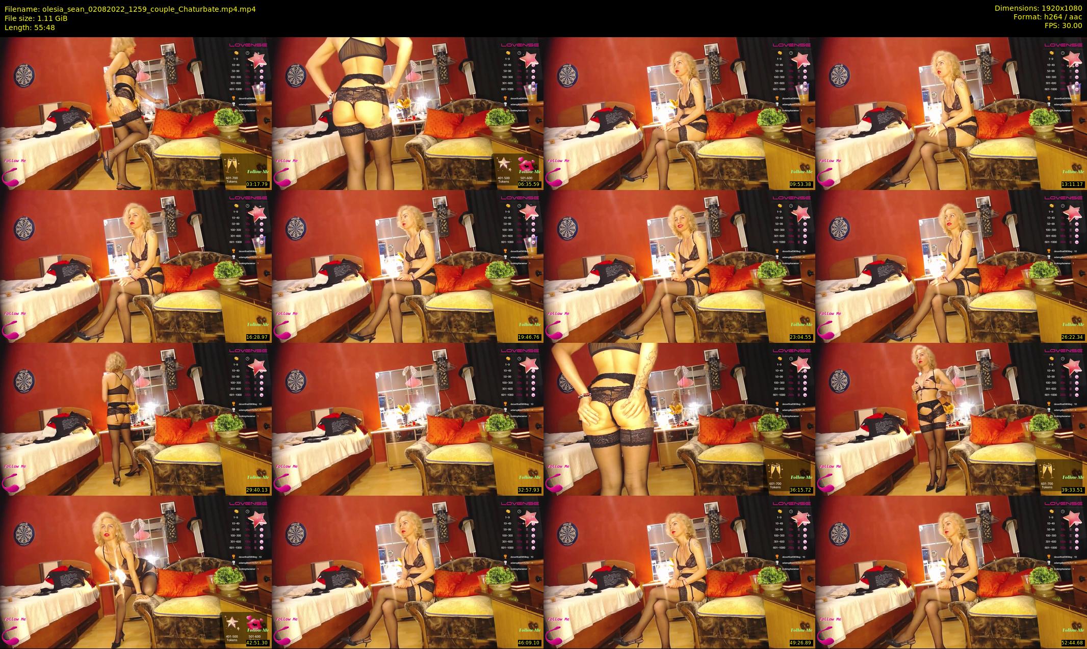 olesia_sean — 56 minute Chaturbate couple cam show recording, 1080p, Aug 2, 2022