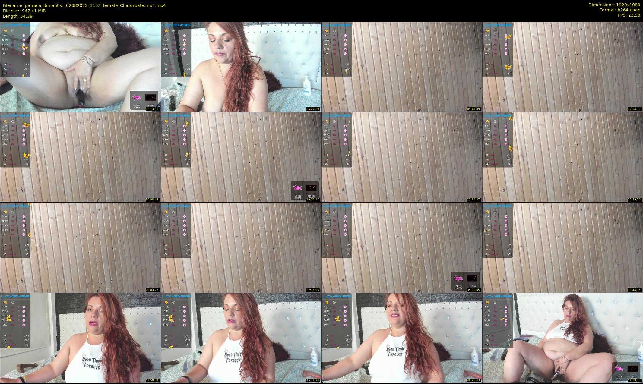 pamela_dimantis_ — 55 minute Chaturbate female cam show recording, 1080p, Aug 2, 2022