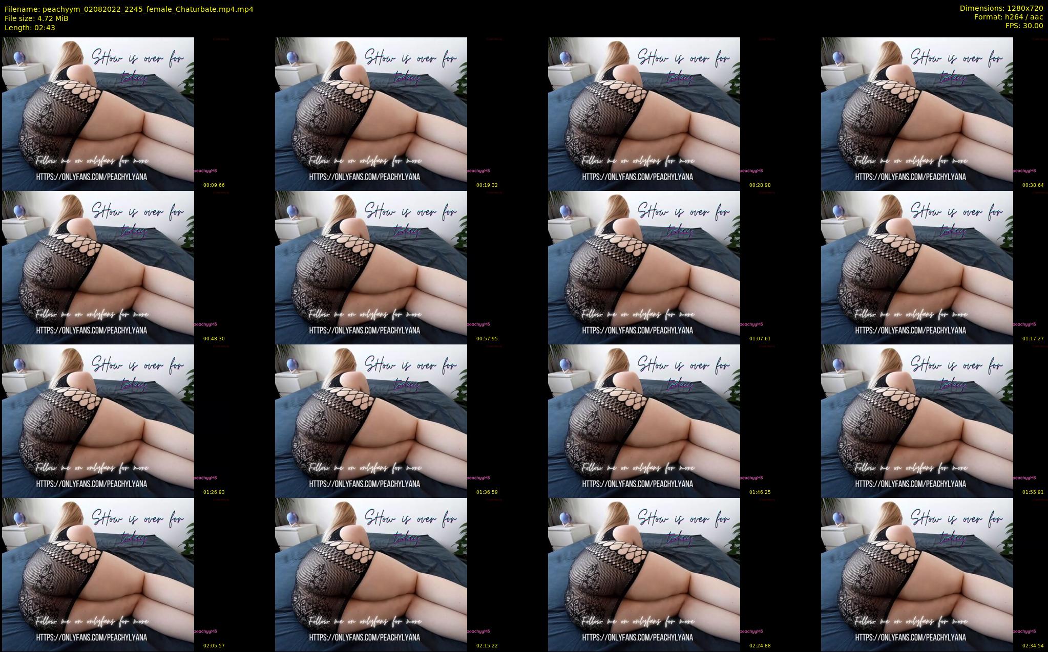 peachyym — 3 minute Chaturbate female cam show recording, 720p, Aug 2, 2022