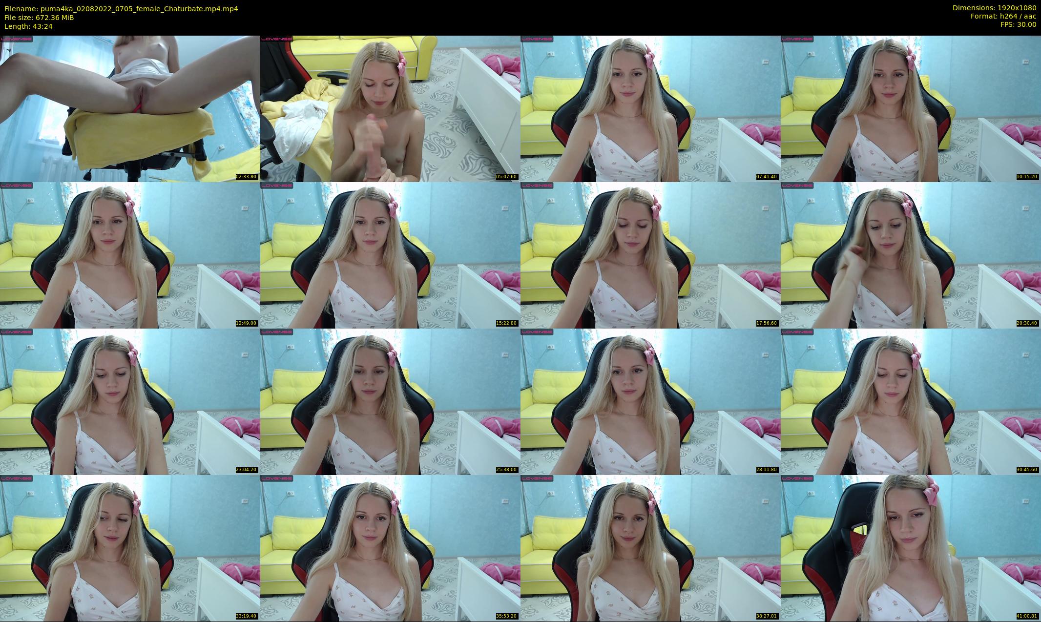 puma4ka — 44 minute Chaturbate female cam show recording, 1080p, Aug 2, 2022