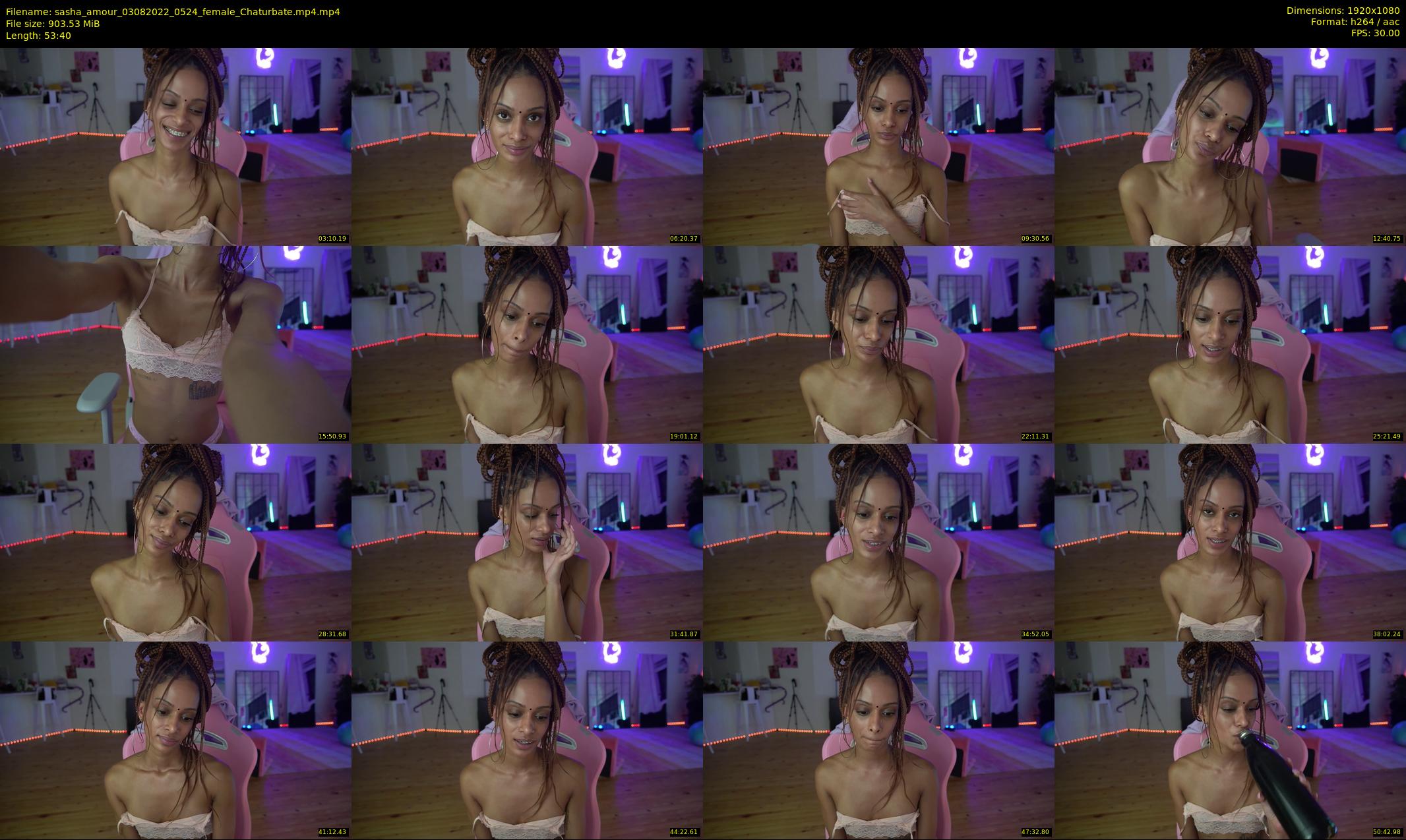 sasha_amour — 54 minute Chaturbate female cam show recording, 1080p, Aug 3, 2022
