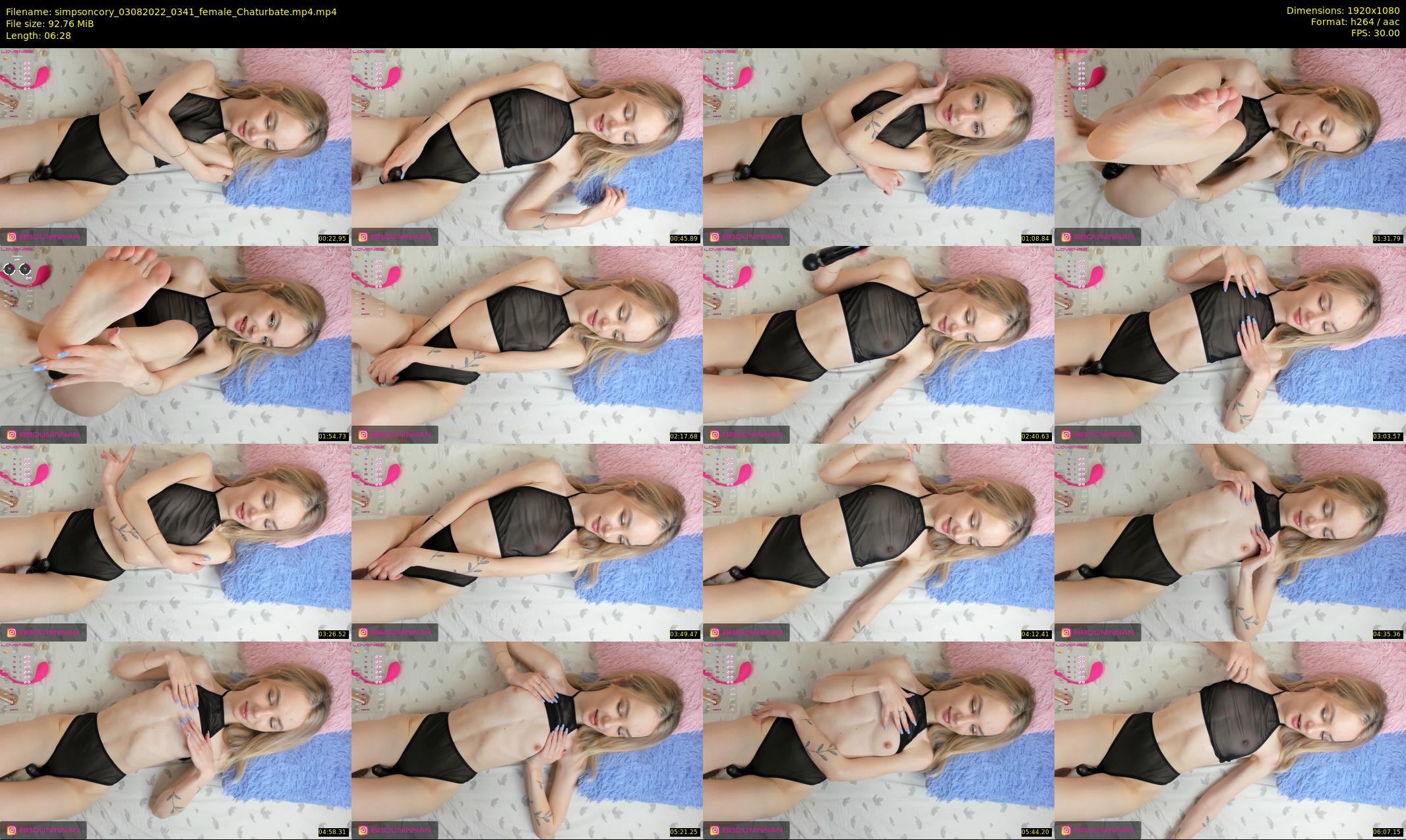 simpsoncory — 7 minute Chaturbate female cam show recording, 1080p, Aug 3, 2022