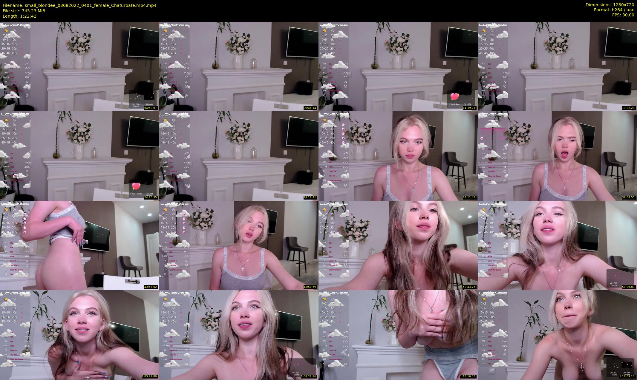 small_blondee — 83 minute Chaturbate female cam show recording, 720p, Aug 3, 2022