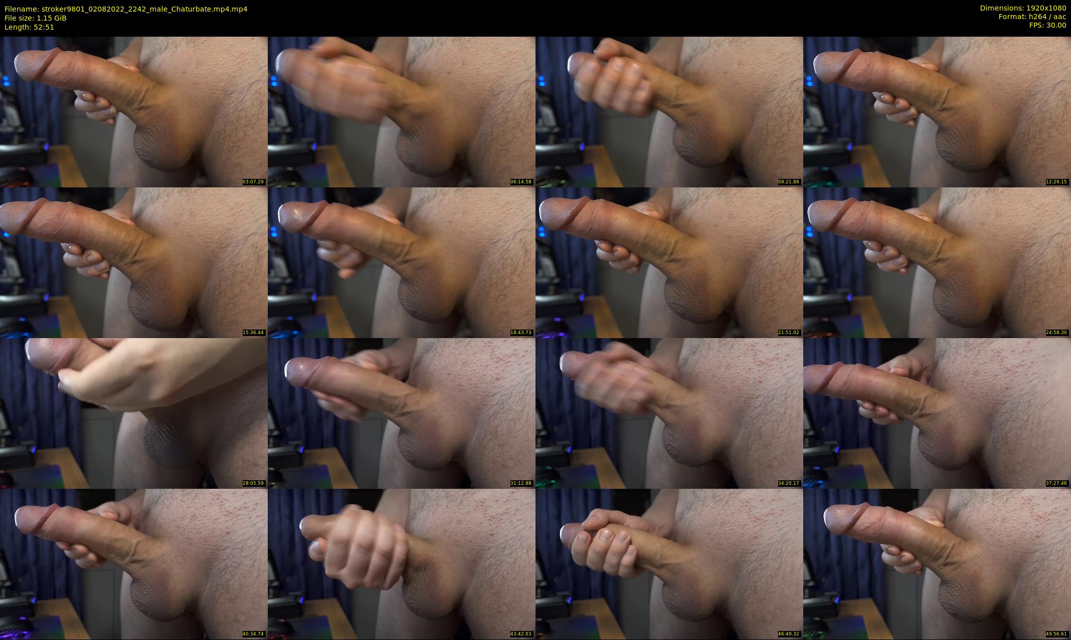 stroker9801 — 53 minute Chaturbate male cam show recording, 1080p, Aug 2, 2022