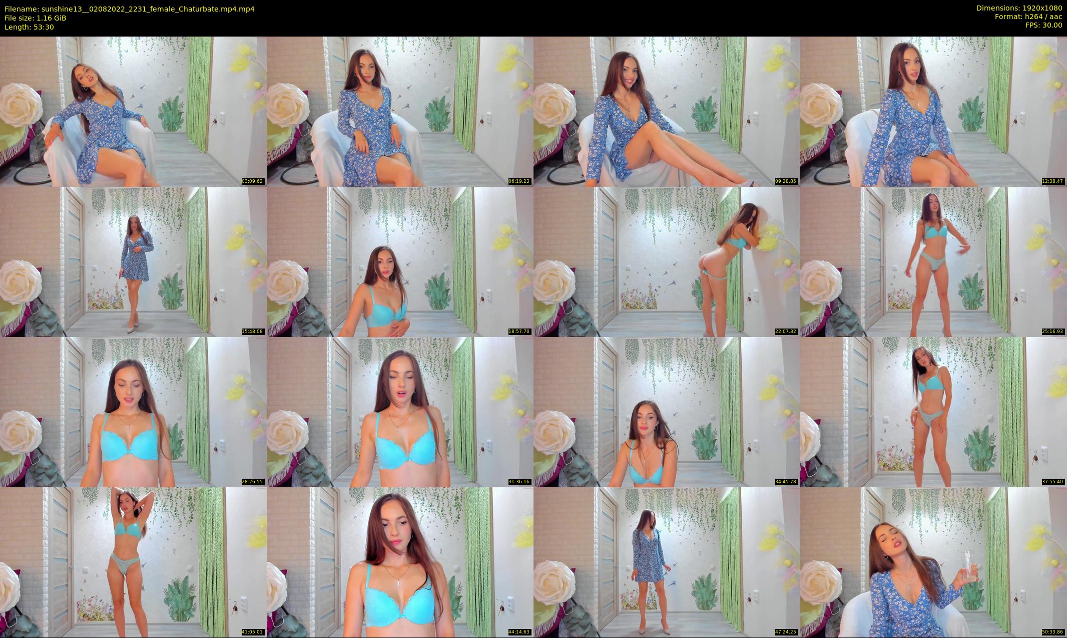 sunshine13_ — 54 minute Chaturbate female cam show recording, 1080p, Aug 2, 2022