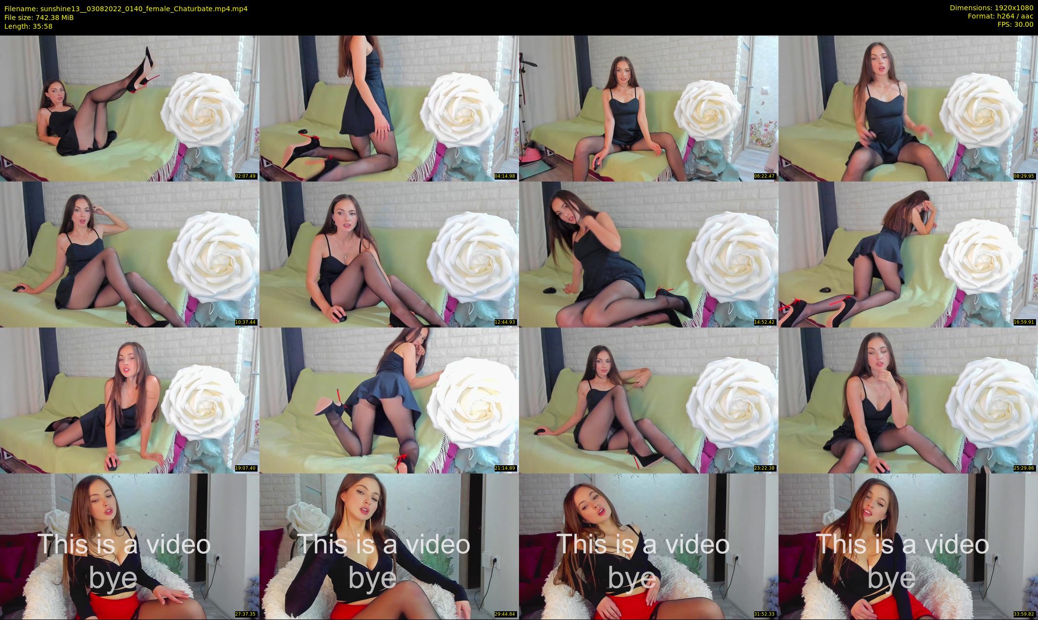 sunshine13_ — 36 minute Chaturbate female cam show recording, 1080p, Aug 3, 2022