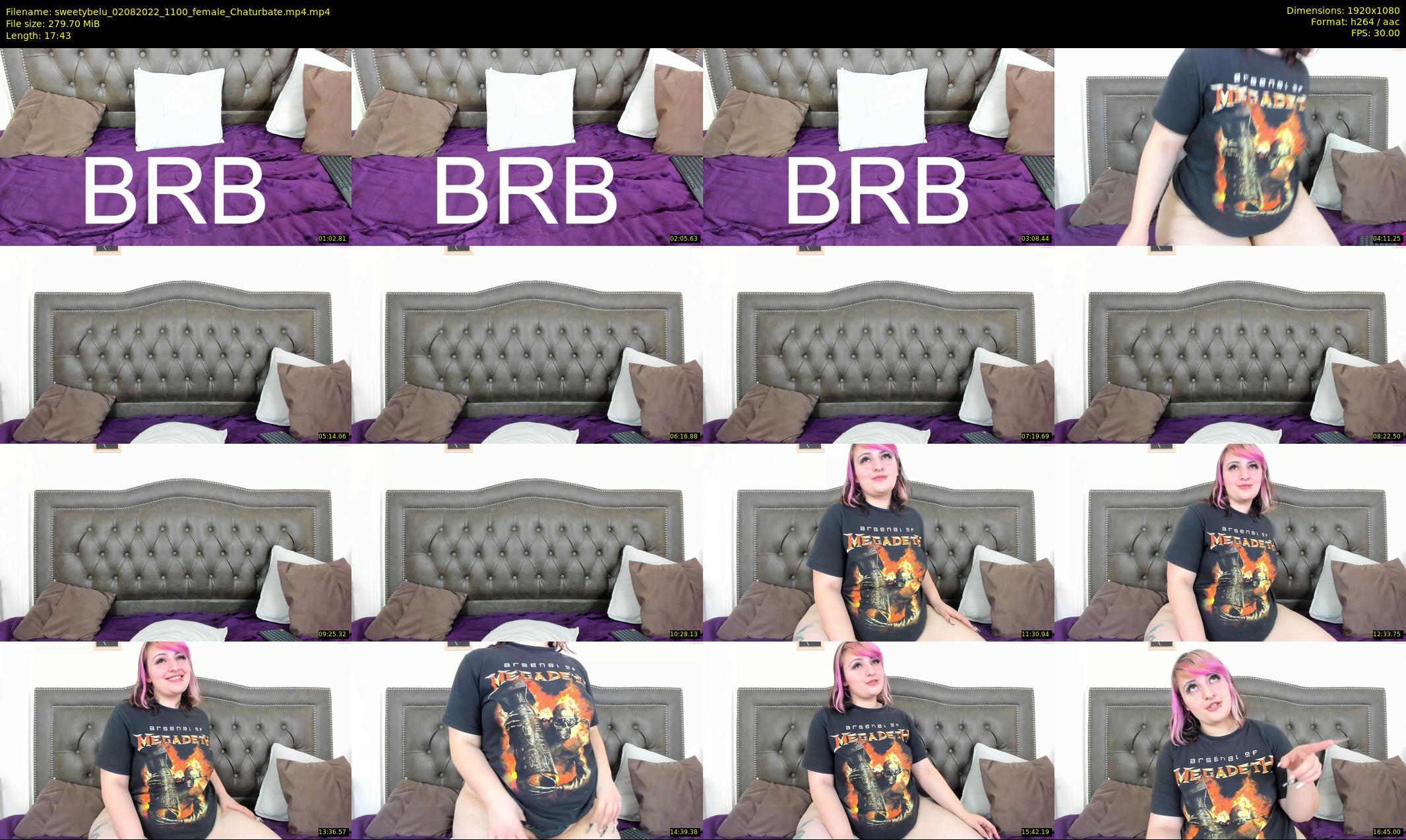 sweetybelu — 18 minute Chaturbate female cam show recording, 1080p, Aug 2, 2022