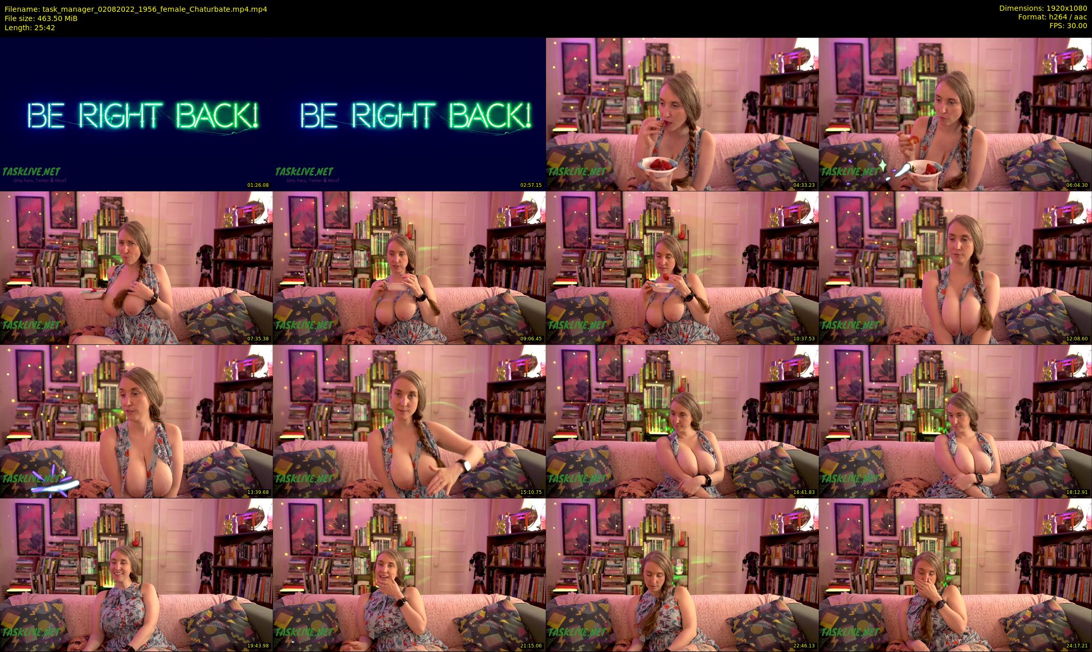 task_manager — 26 minute Chaturbate couple cam show recording, 1080p, Aug 2, 2022