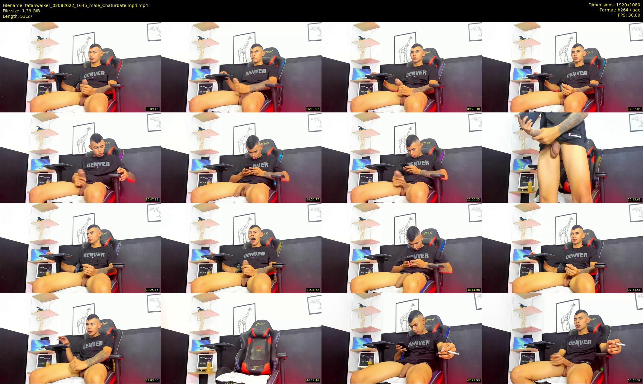 tatanwalker — 54 minute Chaturbate male cam show recording, 1080p, Aug 2, 2022