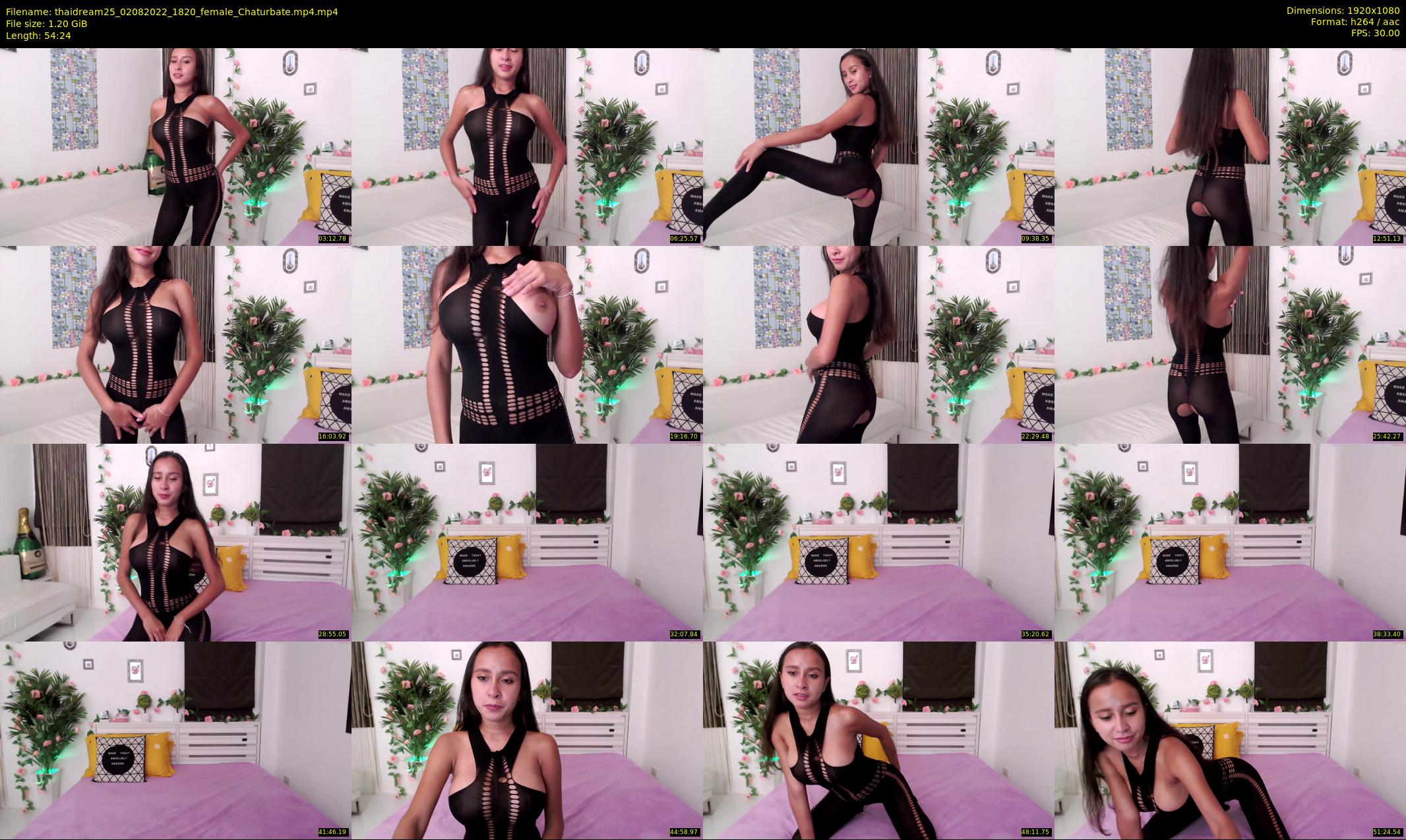 thaidream25 — 55 minute Chaturbate female cam show recording, 1080p, Aug 2, 2022