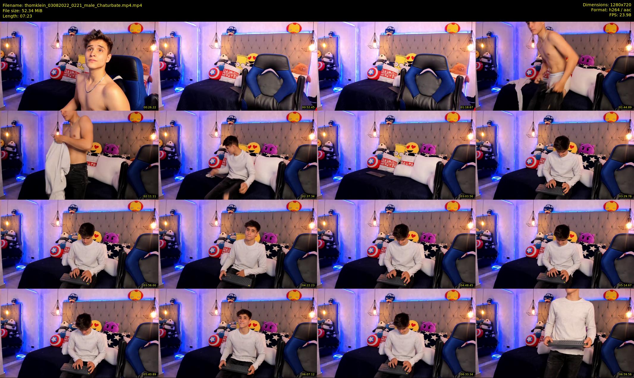 thomklein — 8 minute Chaturbate male cam show recording, 720p, Aug 3, 2022