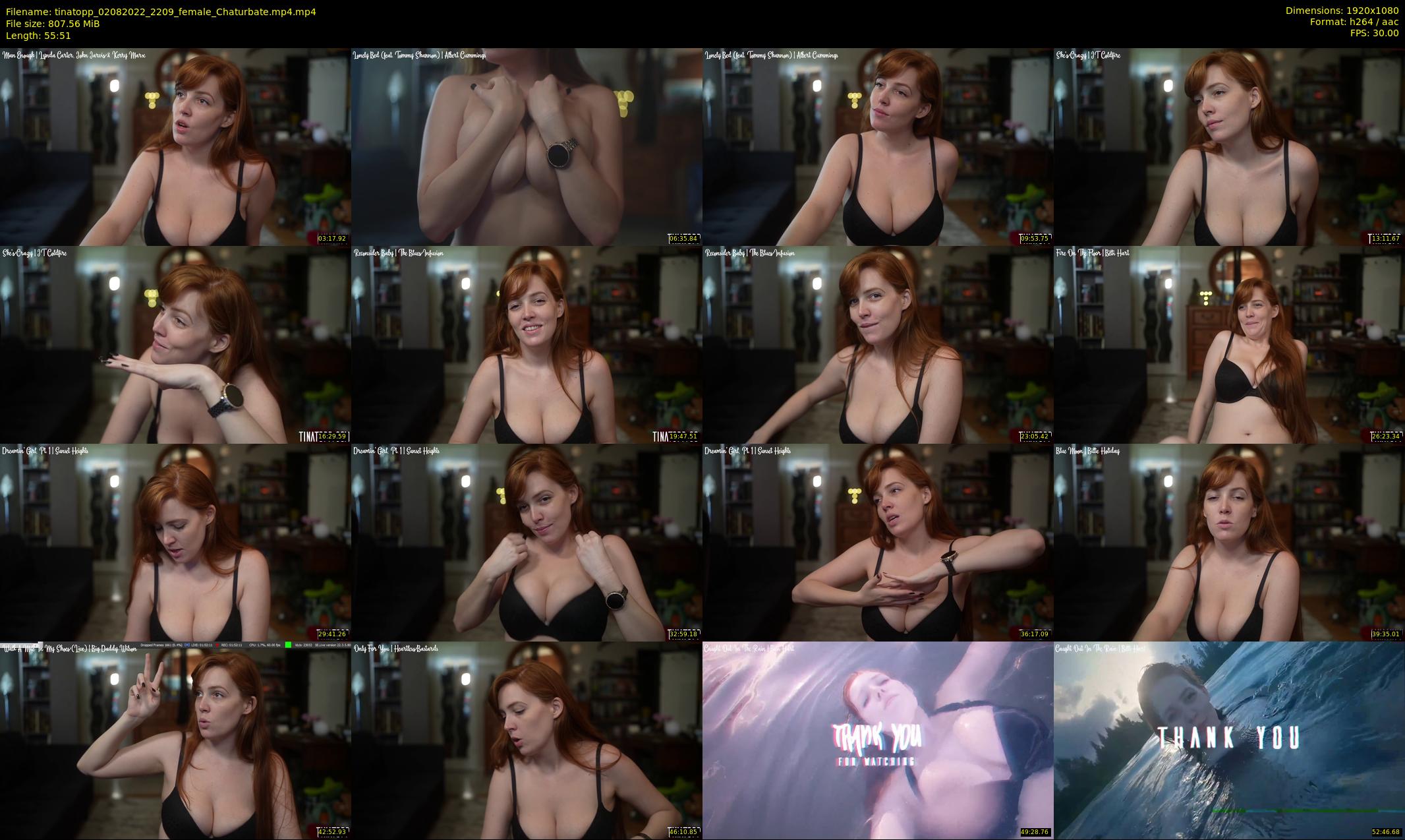 tinatopp — 56 minute Chaturbate female cam show recording, 1080p, Aug 2, 2022
