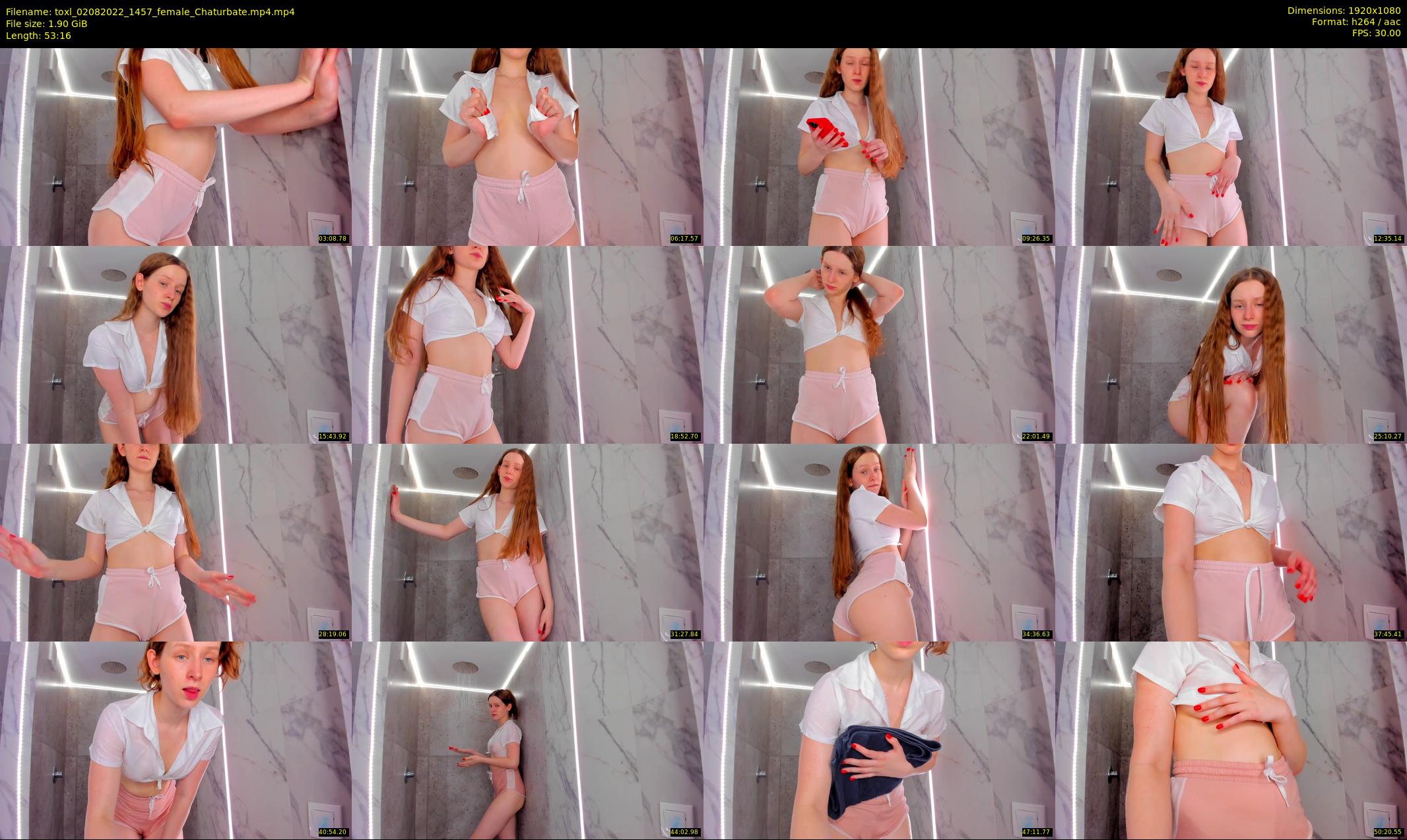 toxl — 54 minute Chaturbate female cam show recording, 1080p, Aug 2, 2022