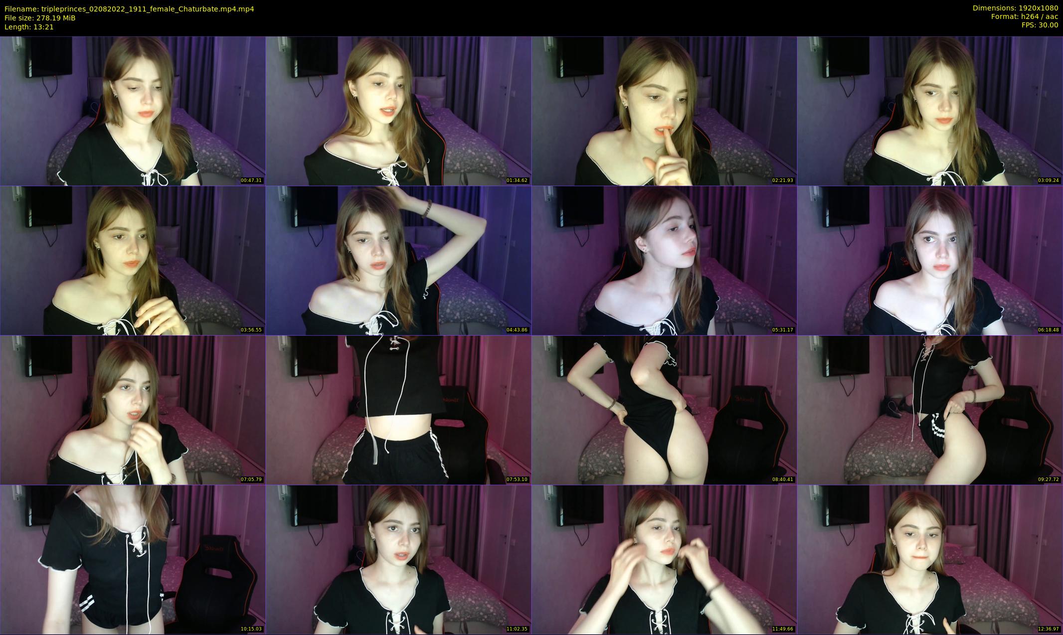 tripleprinces — 14 minute Chaturbate female cam show recording, 1080p, Aug 2, 2022