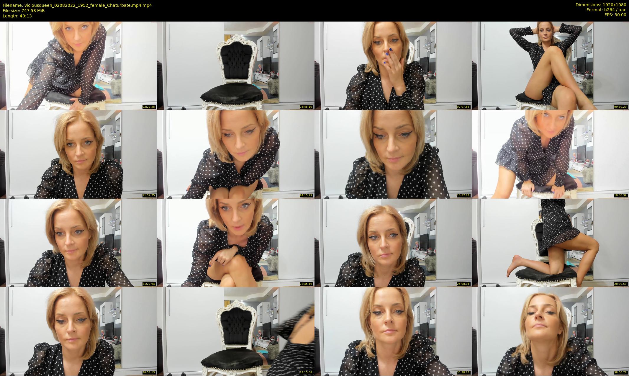 viciousqueen — 41 minute Chaturbate female cam show recording, 1080p, Aug 2, 2022