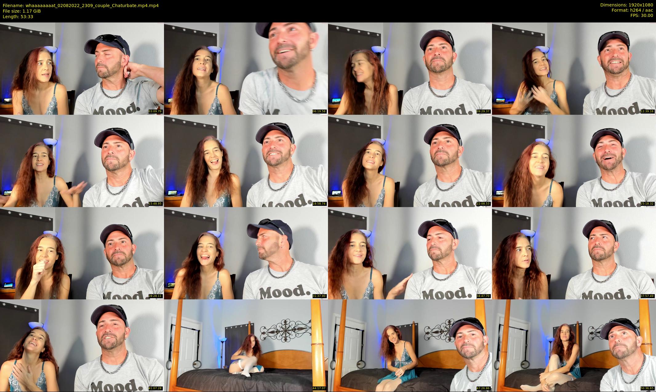 whaaaaaaaat — 54 minute Chaturbate couple cam show recording, 1080p, Aug 2, 2022