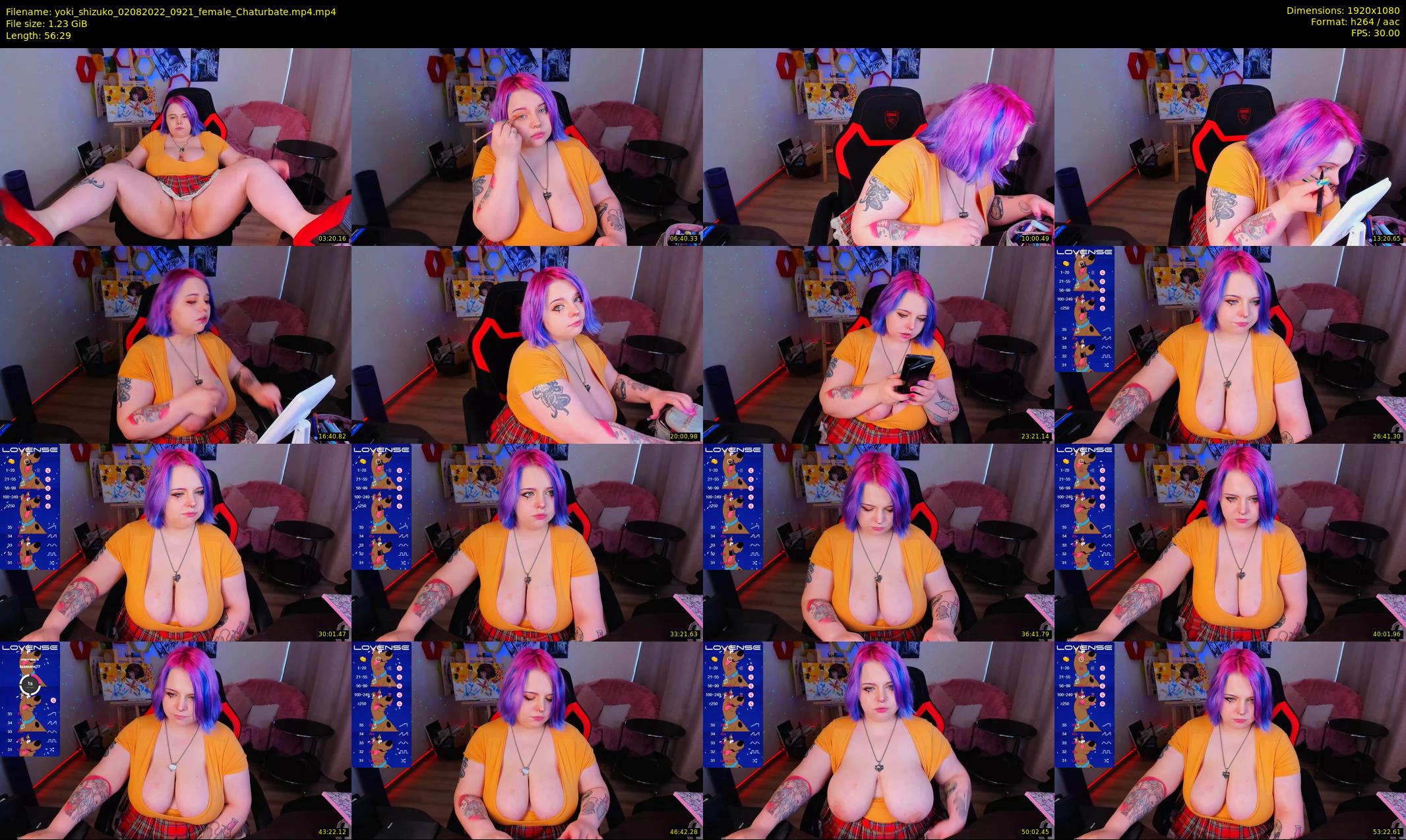 yoki_shizuko — 57 minute Chaturbate female cam show recording, 1080p, Aug 2, 2022