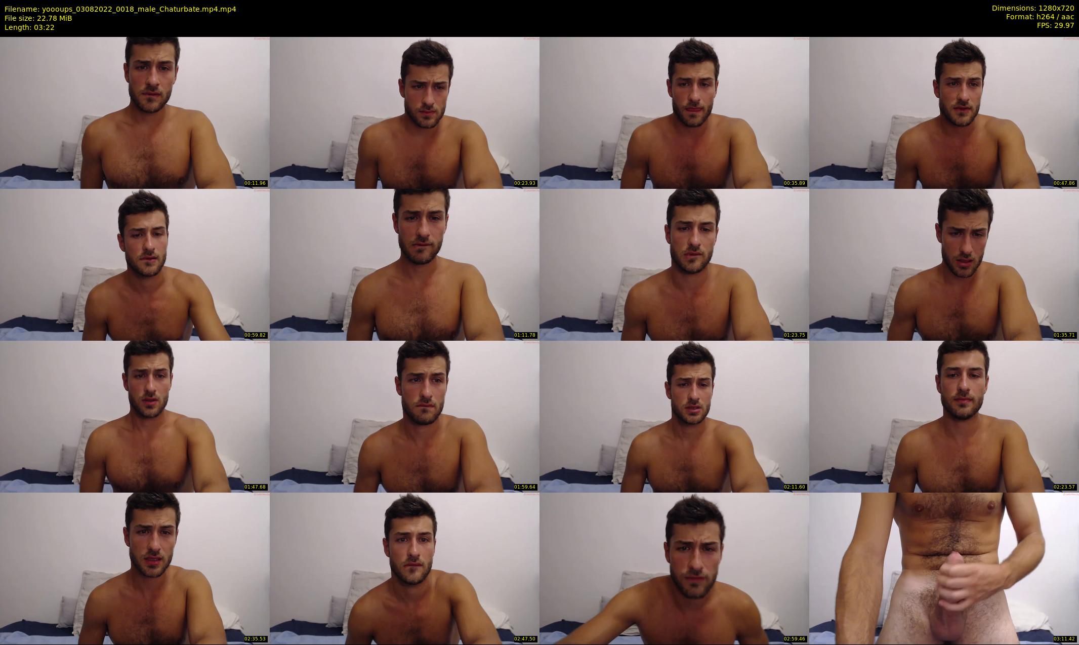 yoooups — 4 minute Chaturbate male cam show recording, 720p, Aug 3, 2022