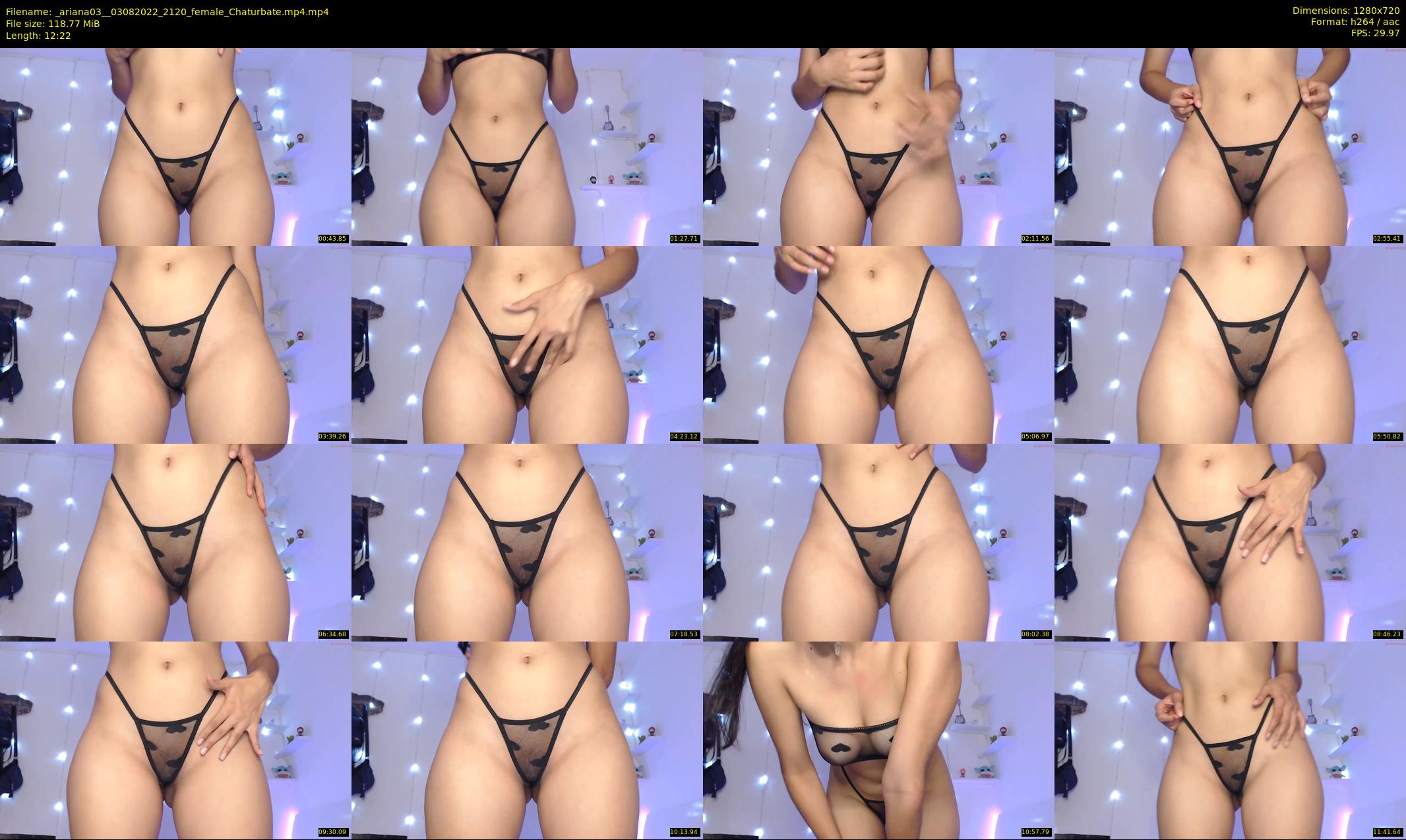 _ariana03_ — 13 minute Chaturbate female cam show recording, 720p, Aug 3, 2022