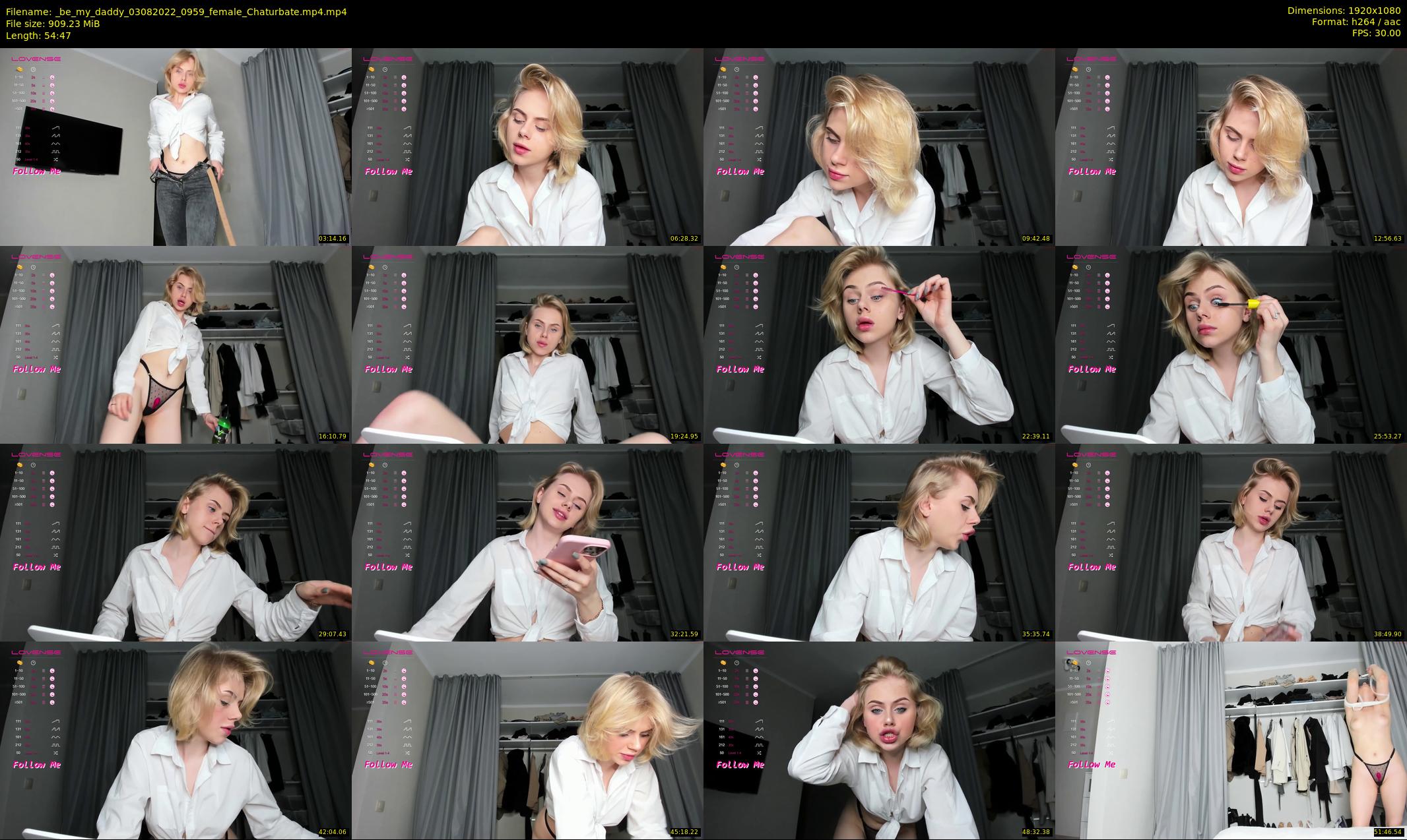 _be_my_daddy — 55 minute Chaturbate female cam show recording, 1080p, Aug 3, 2022