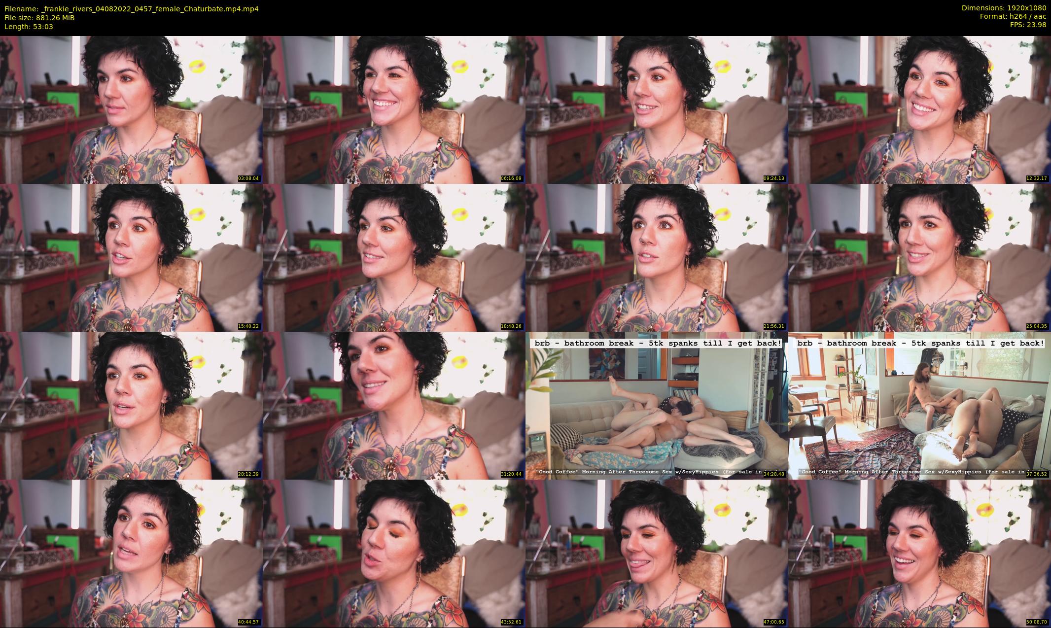 _frankie_rivers — 54 minute Chaturbate female cam show recording, 1080p, Aug 4, 2022