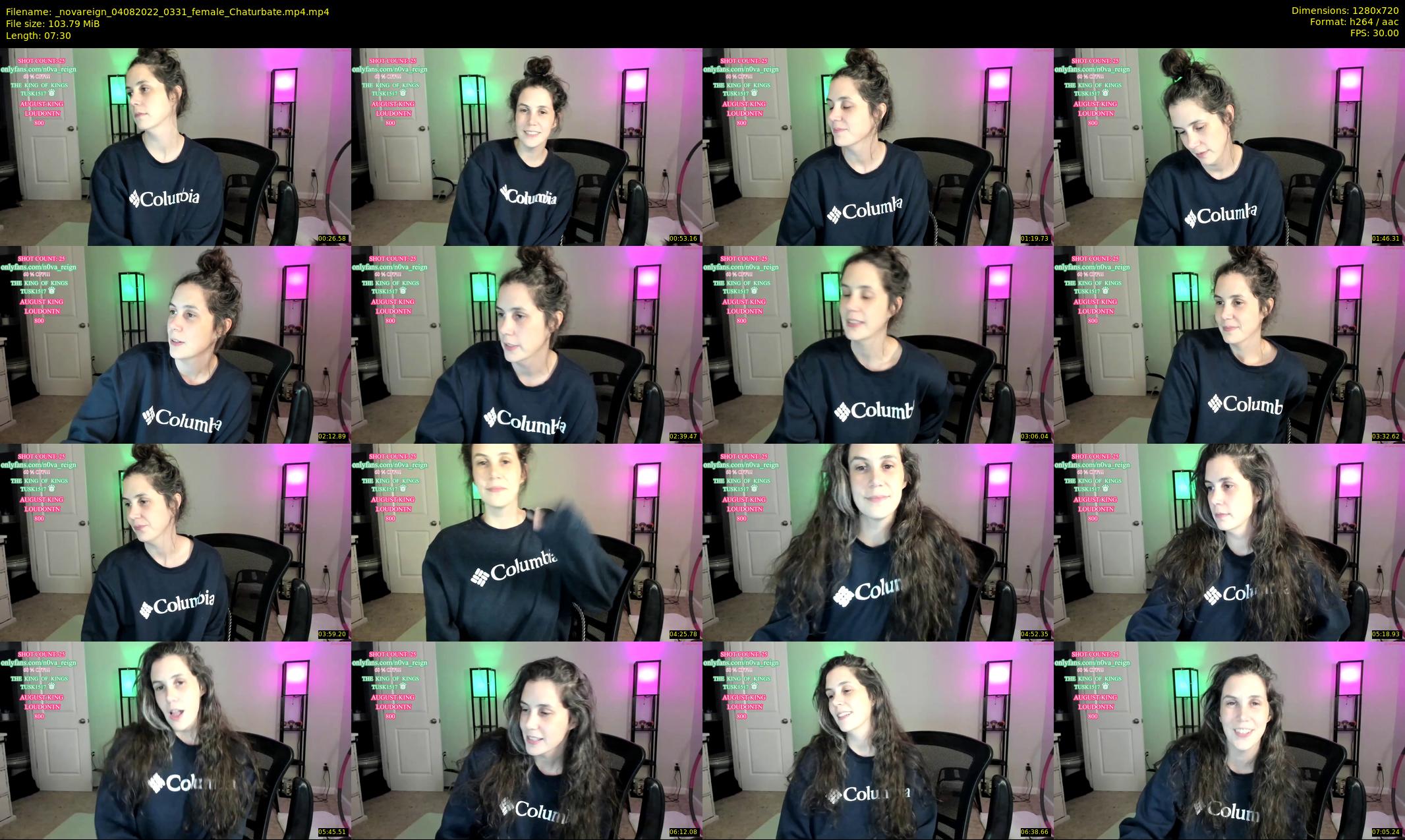_novareign — 8 minute Chaturbate female cam show recording, 720p, Aug 4, 2022