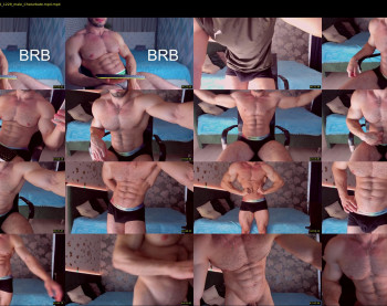 adam_muscle_ — 54 minute Chaturbate male cam show recording, 1080p, Aug 3, 2022
