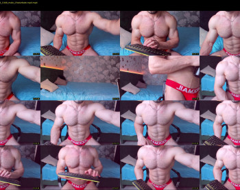 adam_muscle_ — 26 minute Chaturbate male cam show recording, 1080p, Aug 3, 2022