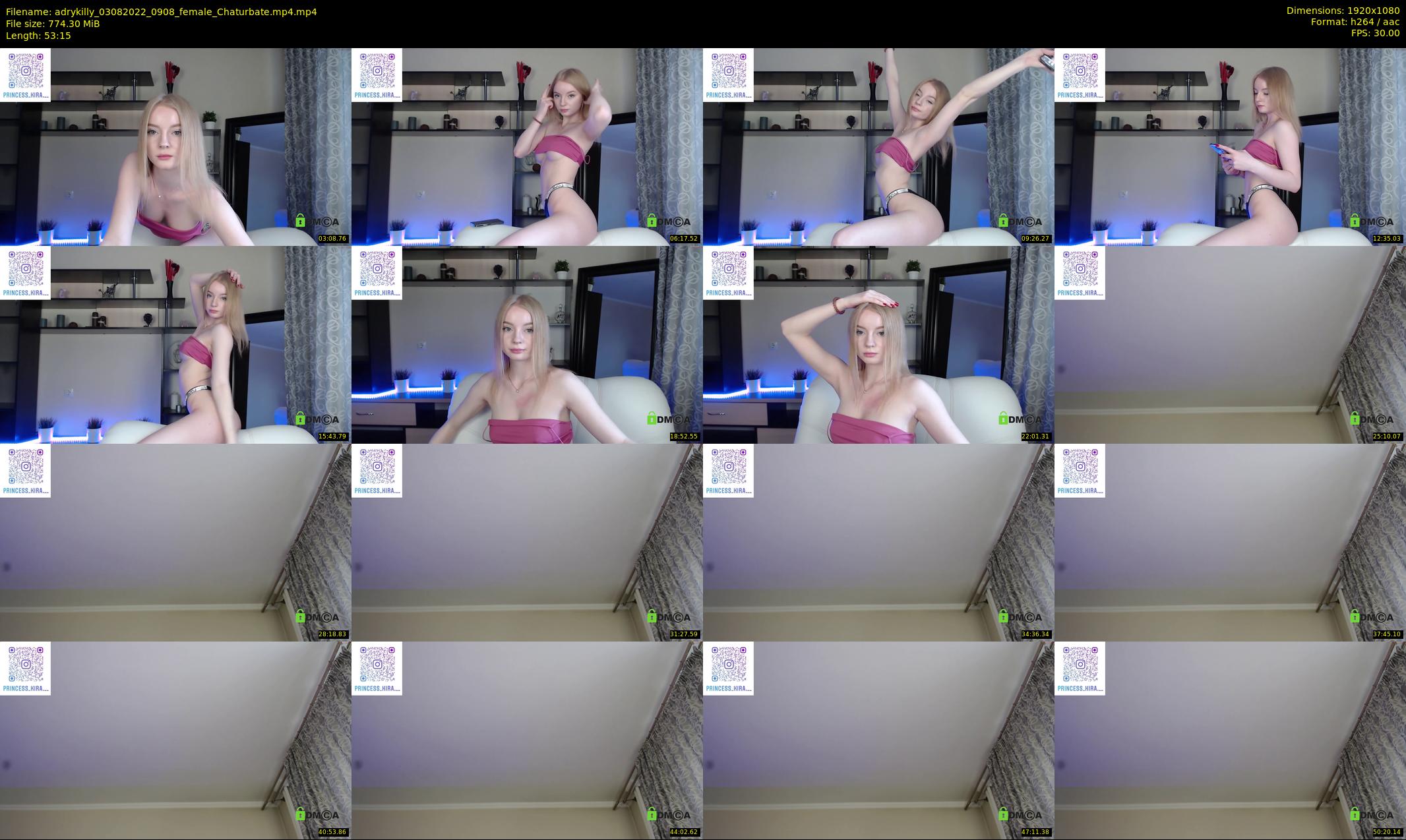 adrykilly — 54 minute Chaturbate female cam show recording, 1080p, Aug 3, 2022