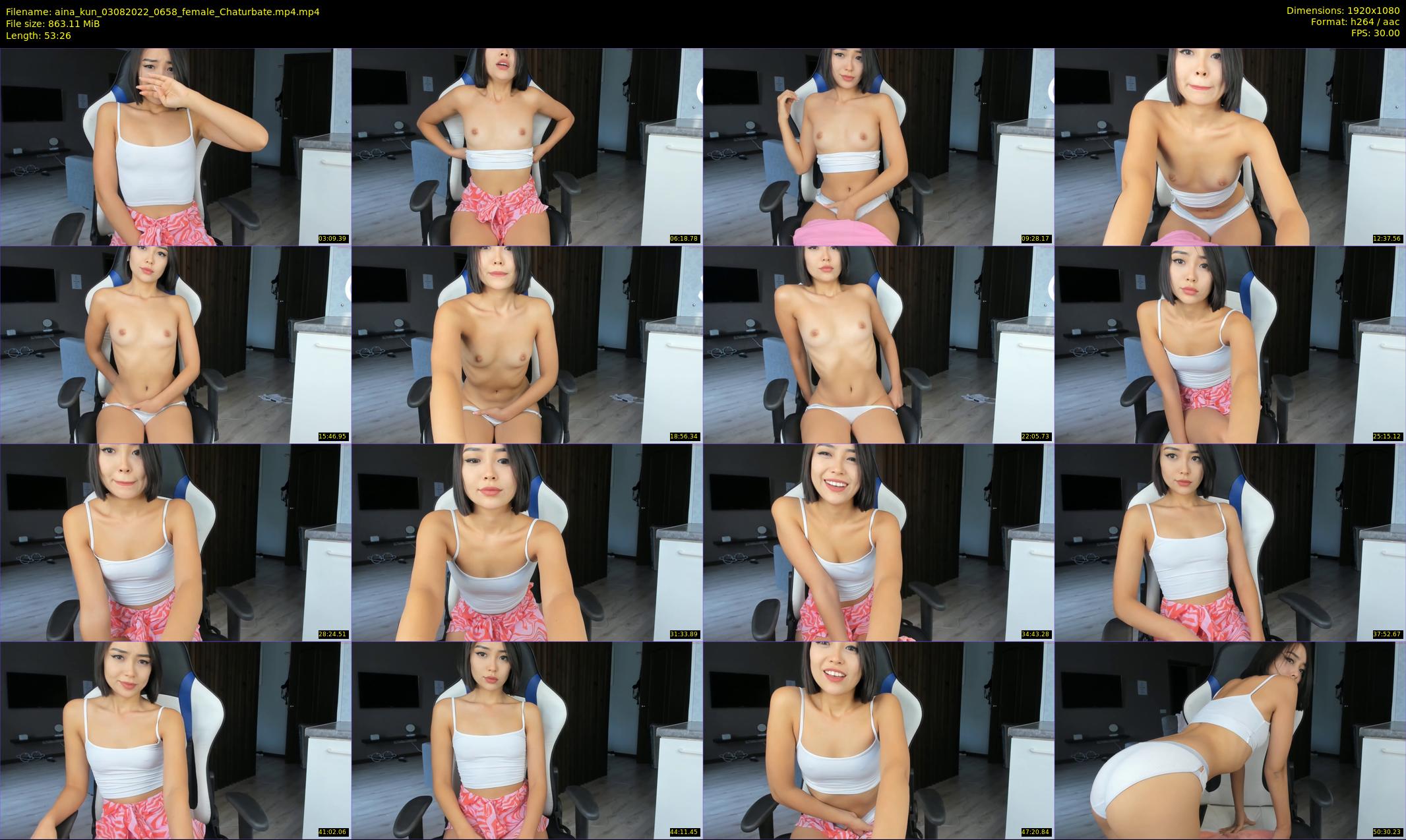 aina_kun — 54 minute Chaturbate female cam show recording, 1080p, Aug 3, 2022