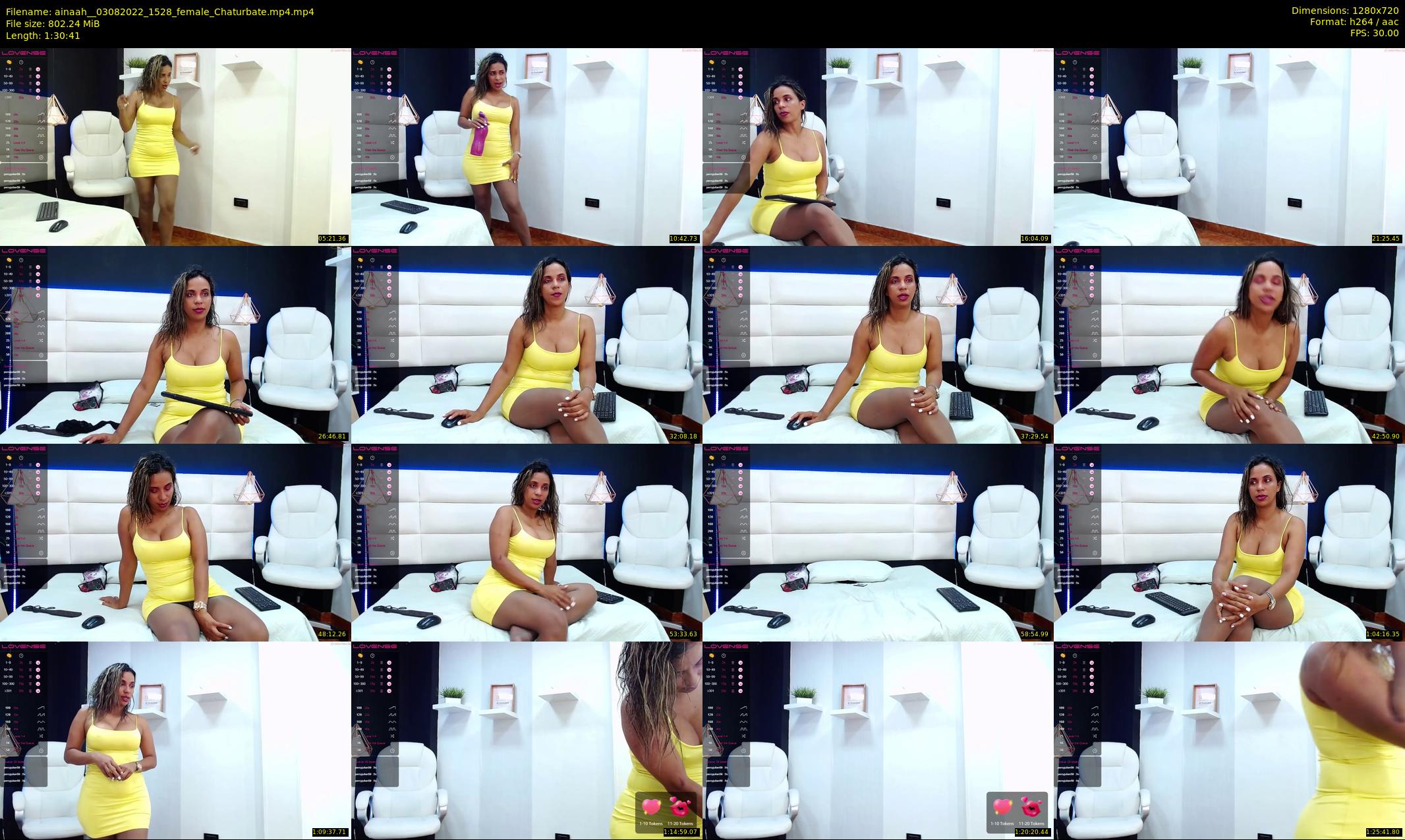 ainaah_ — 91 minute Chaturbate female cam show recording, 720p, Aug 3, 2022