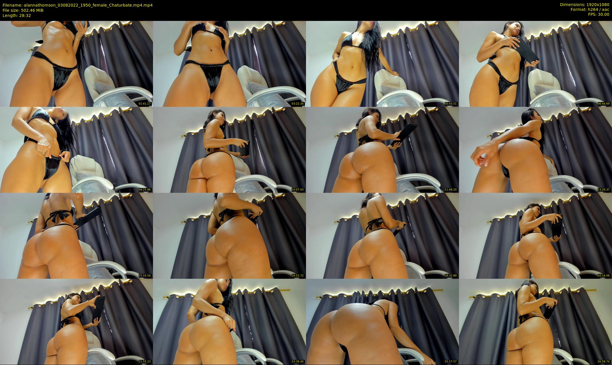 alannathomson — 29 minute Chaturbate female cam show recording, 1080p, Aug 3, 2022