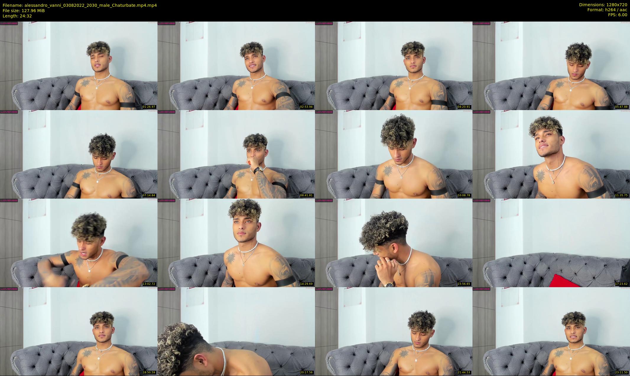 alessandro_vanni — 25 minute Chaturbate male cam show recording, 720p, Aug 3, 2022