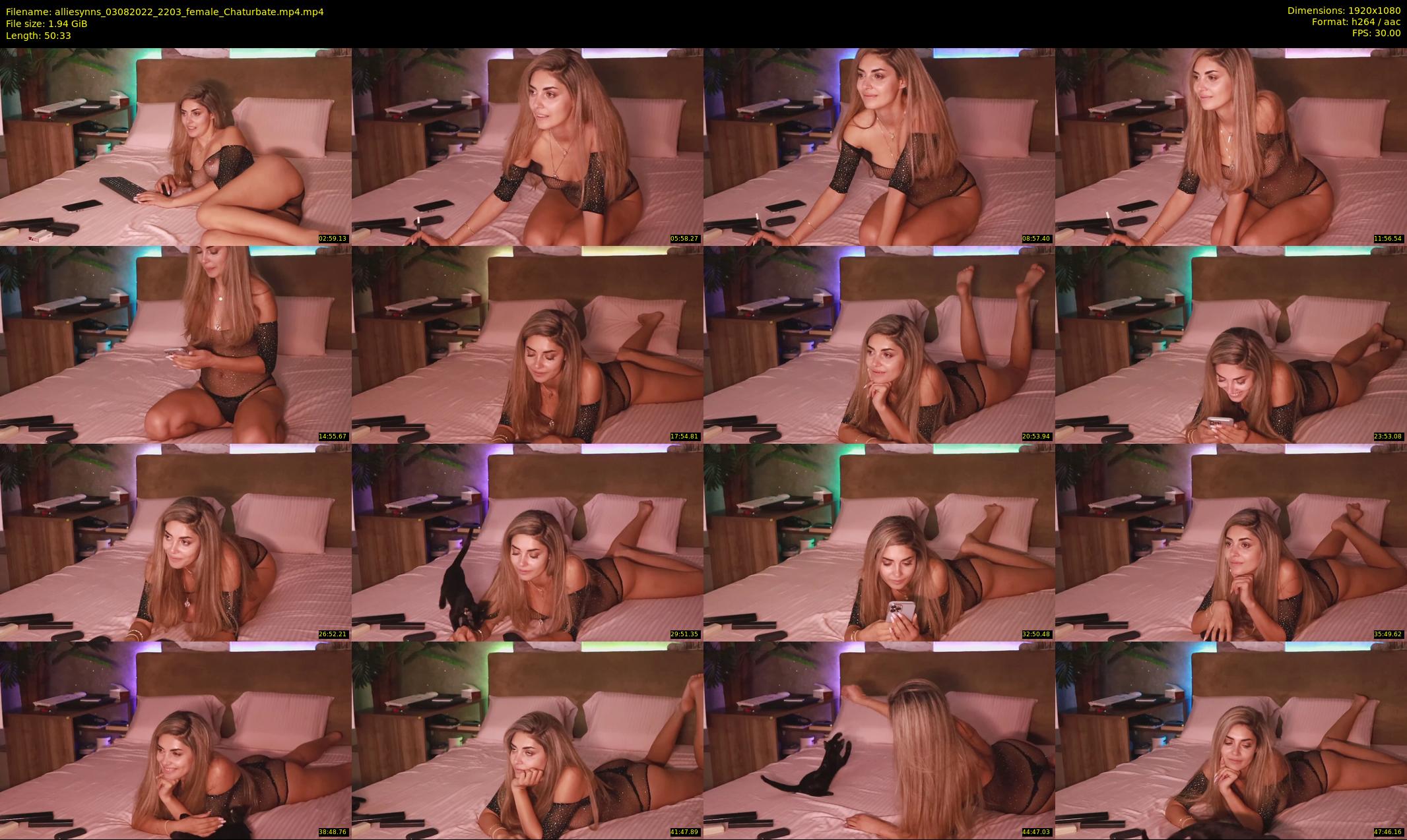 alliesynns — 51 minute Chaturbate female cam show recording, 1080p, Aug 3, 2022