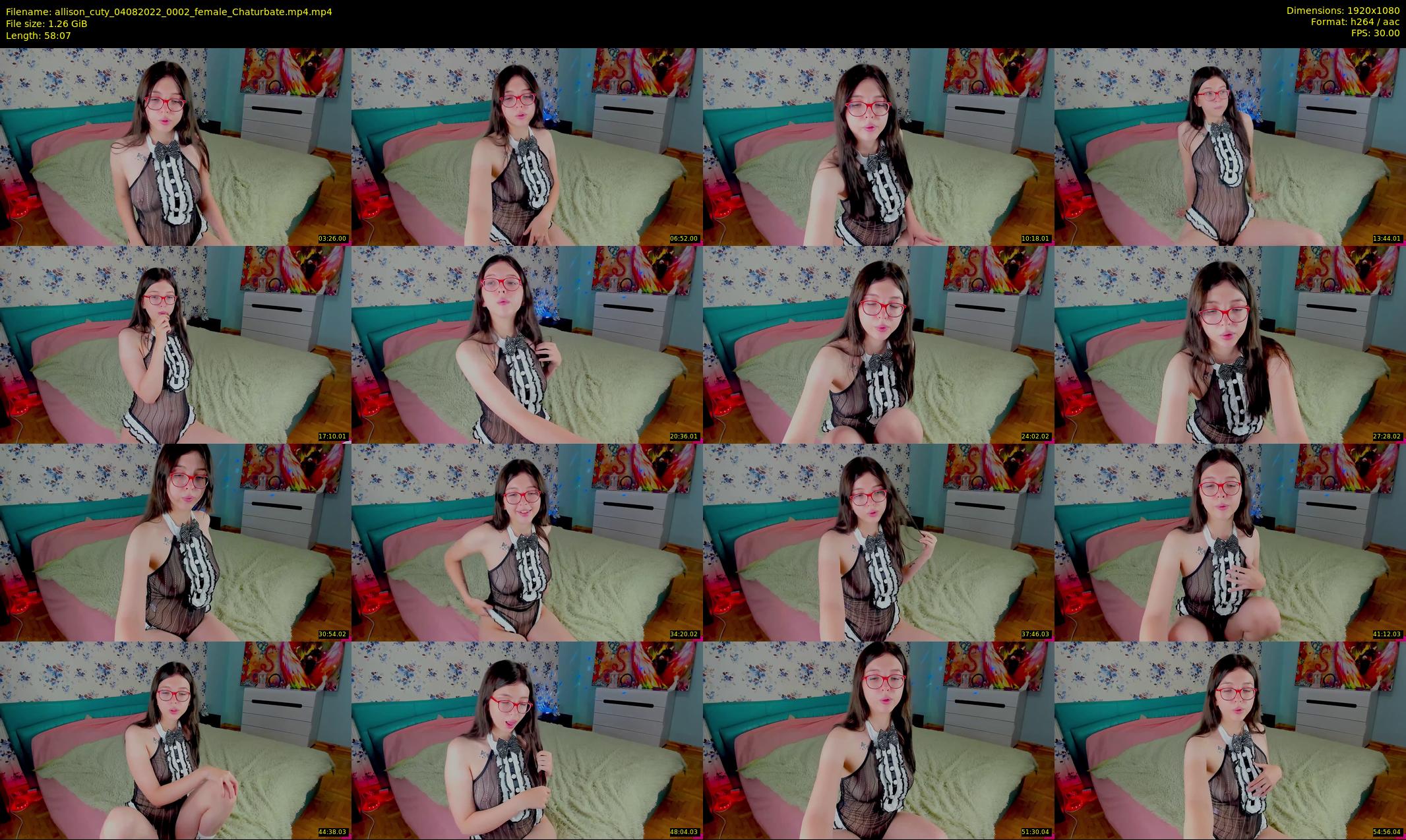 allison_cuty — 59 minute Chaturbate female cam show recording, 1080p, Aug 4, 2022