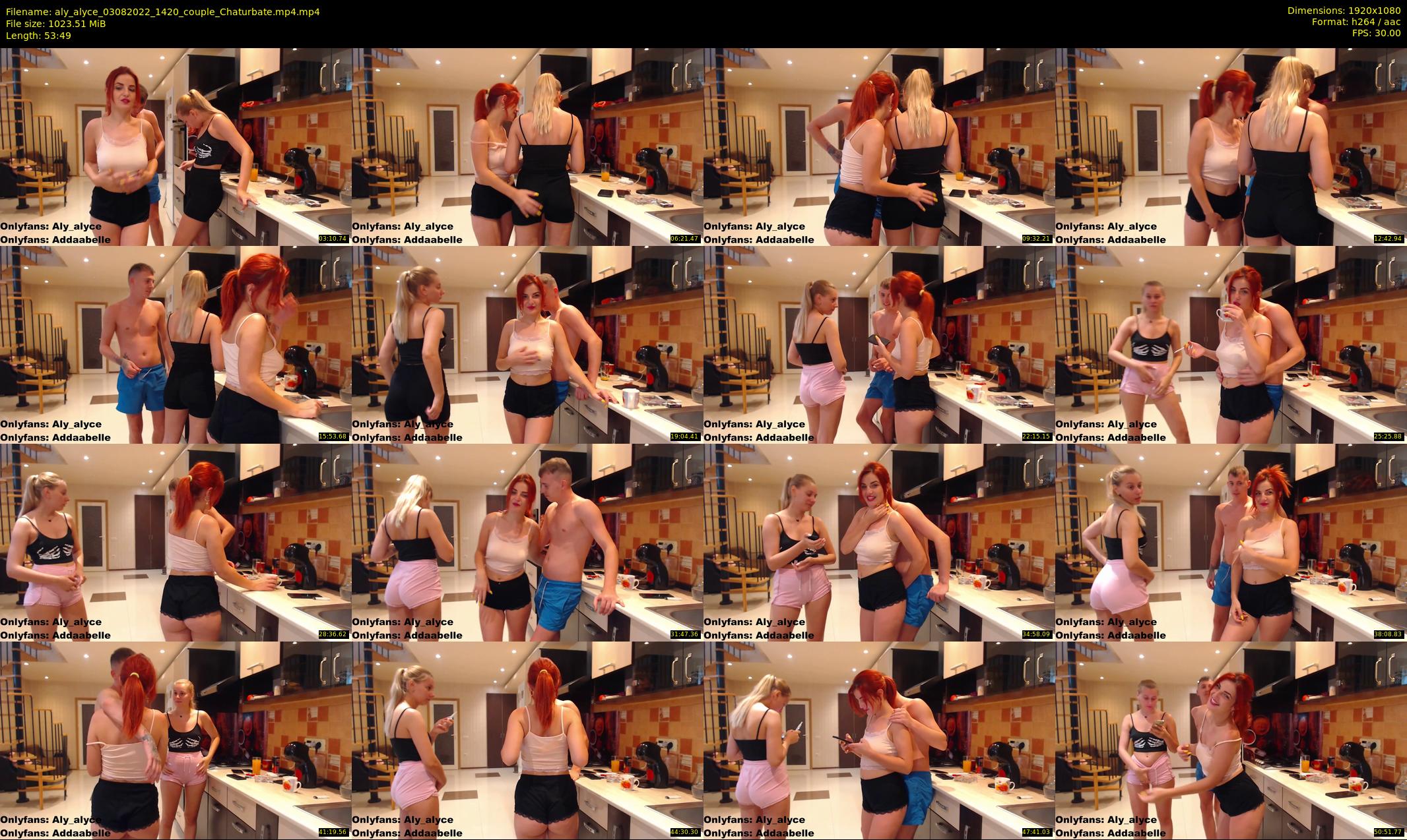 aly_alyce — 54 minute Chaturbate female cam show recording, 1080p, Aug 3, 2022