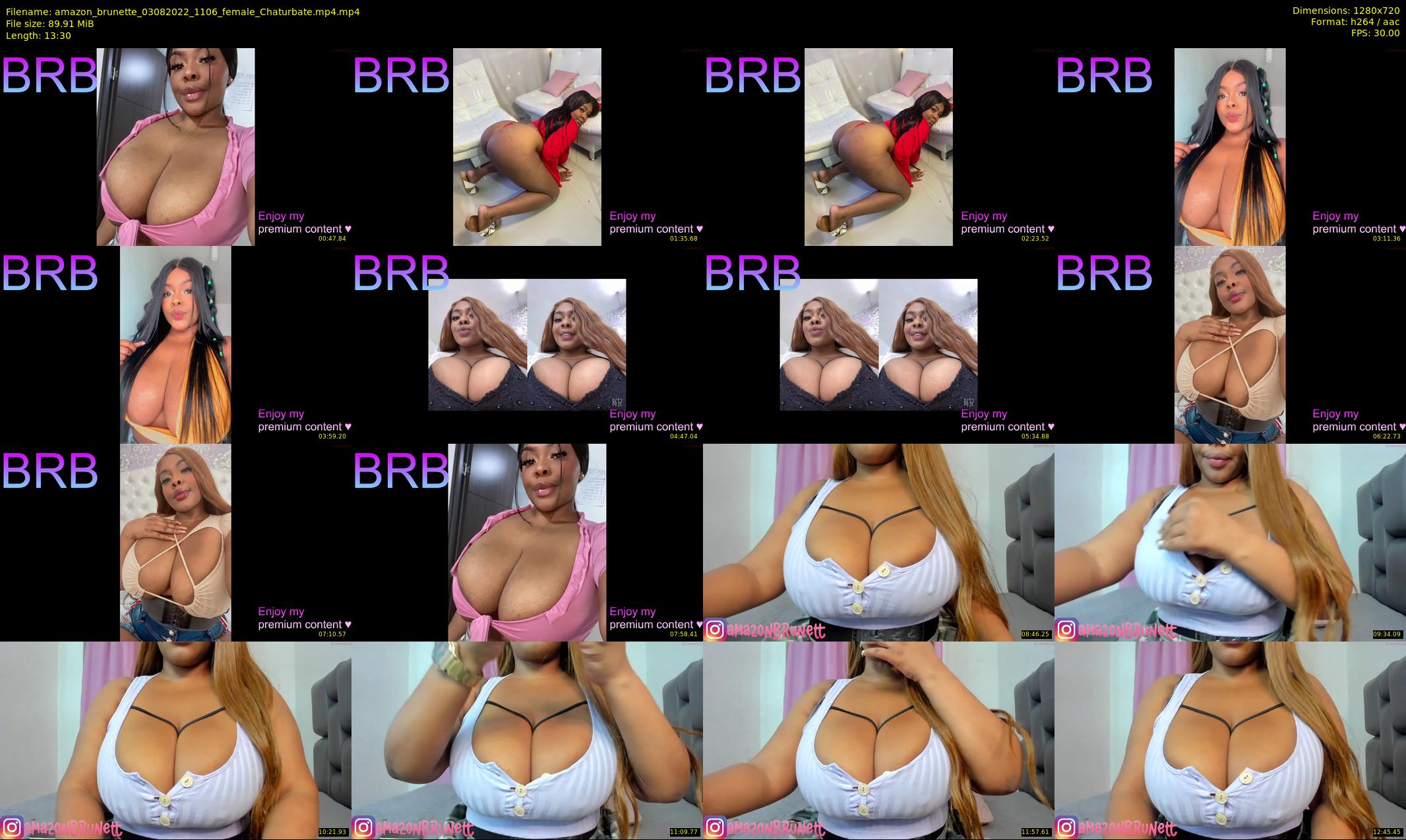 amazon_brunette — 14 minute Chaturbate female cam show recording, 720p, Aug 3, 2022
