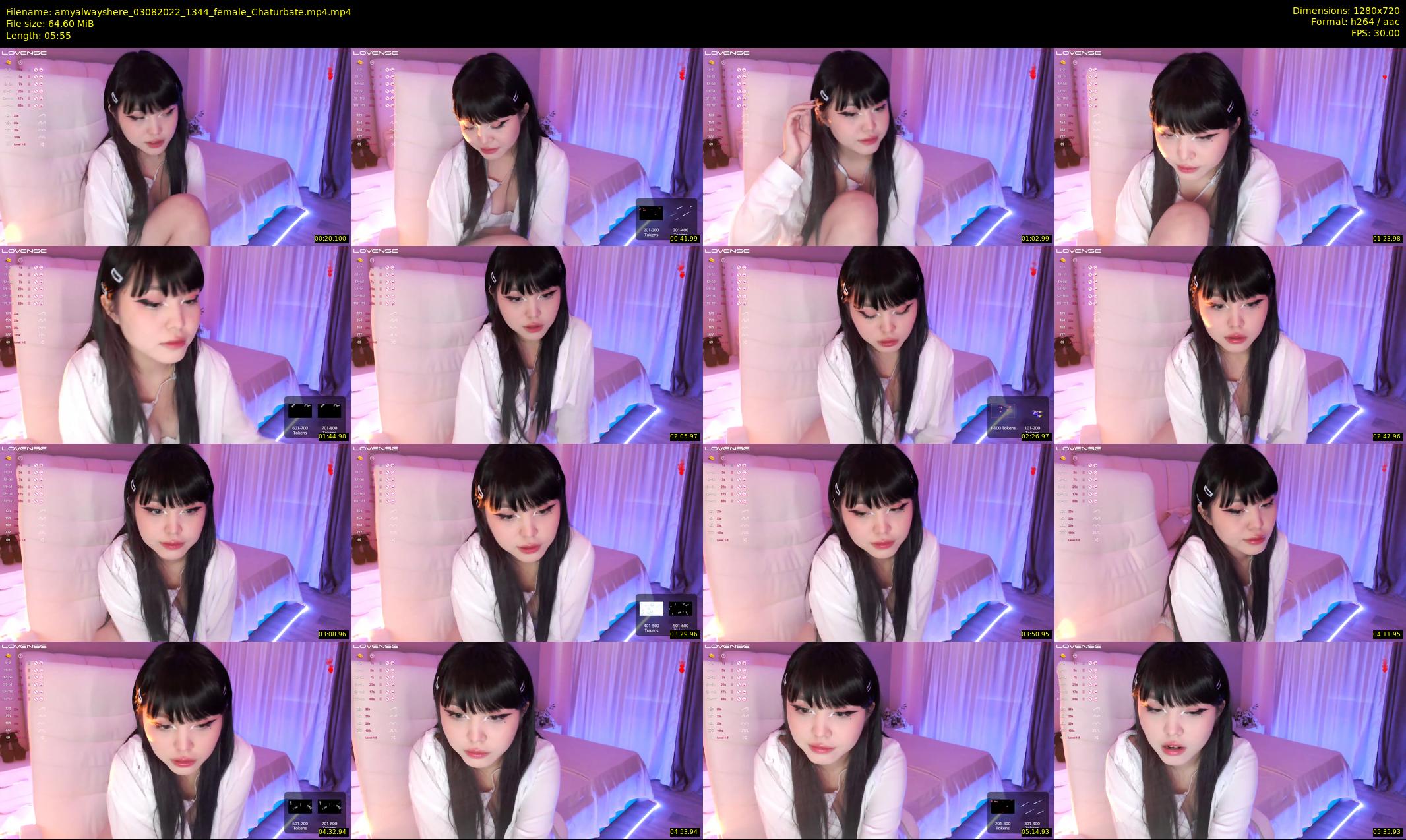 amyalwayshere — 6 minute Chaturbate female cam show recording, 720p, Aug 3, 2022